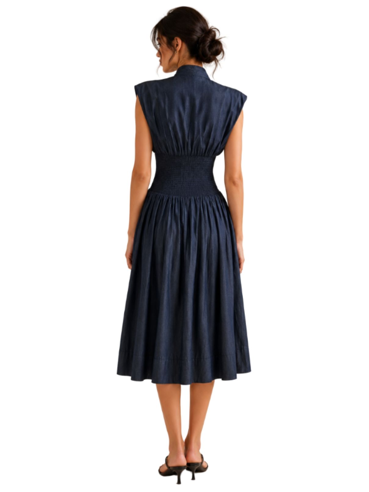 Reset by Jane Lydia Dress in Dark Indigo