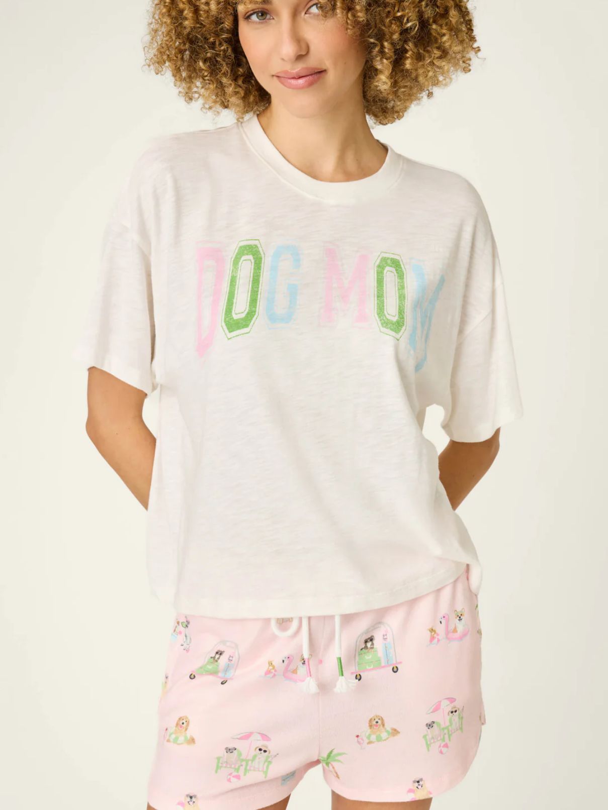 PJ Salvage S/S Tee Pupcation Palms