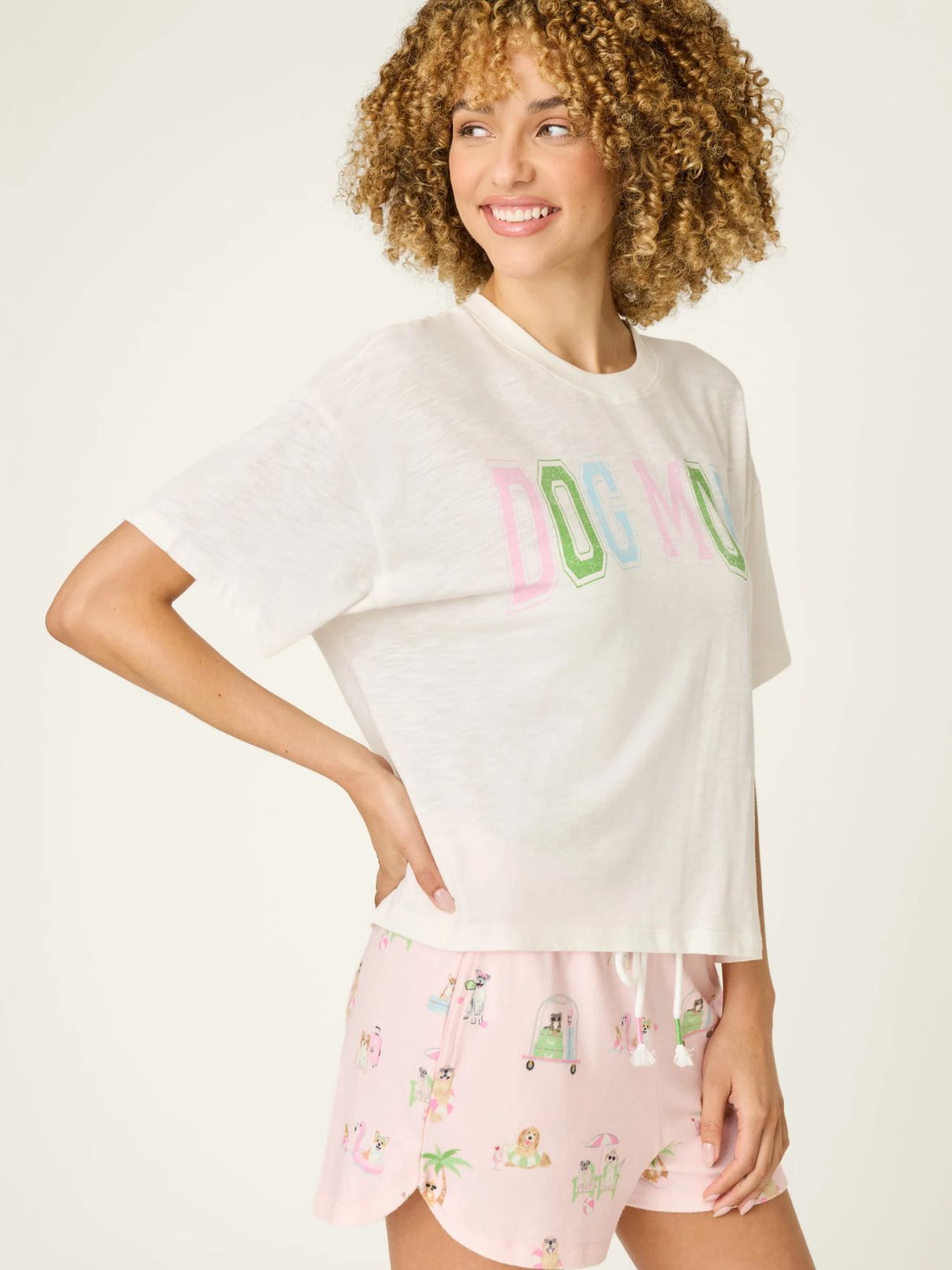 PJ Salvage S/S Tee Pupcation Palms