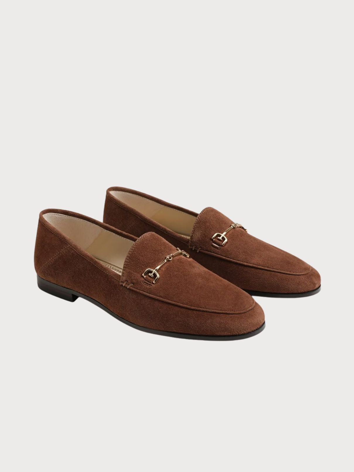 Sam Edelman Loraine Bit Loafer Suede in Dark Toffee Suede