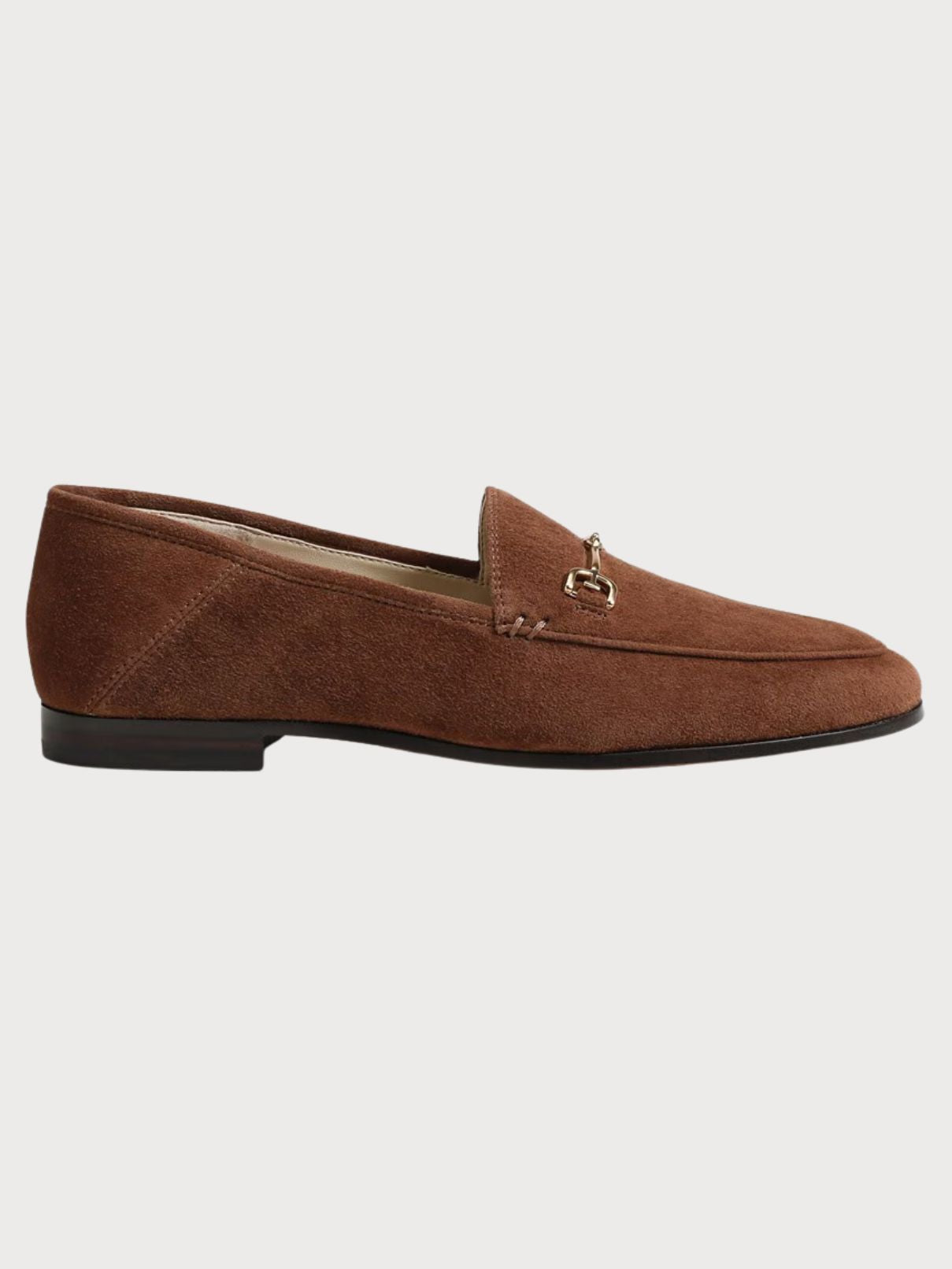 Sam Edelman Loraine Bit Loafer Suede in Dark Toffee Suede
