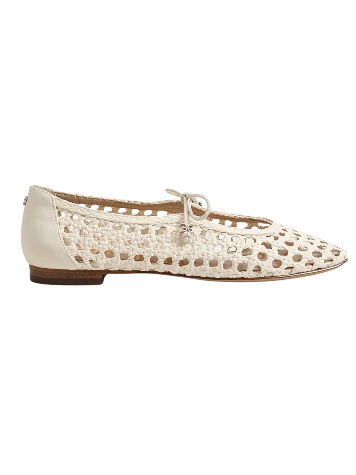 Sam Edelman Marcie Flat in Ivory Weave