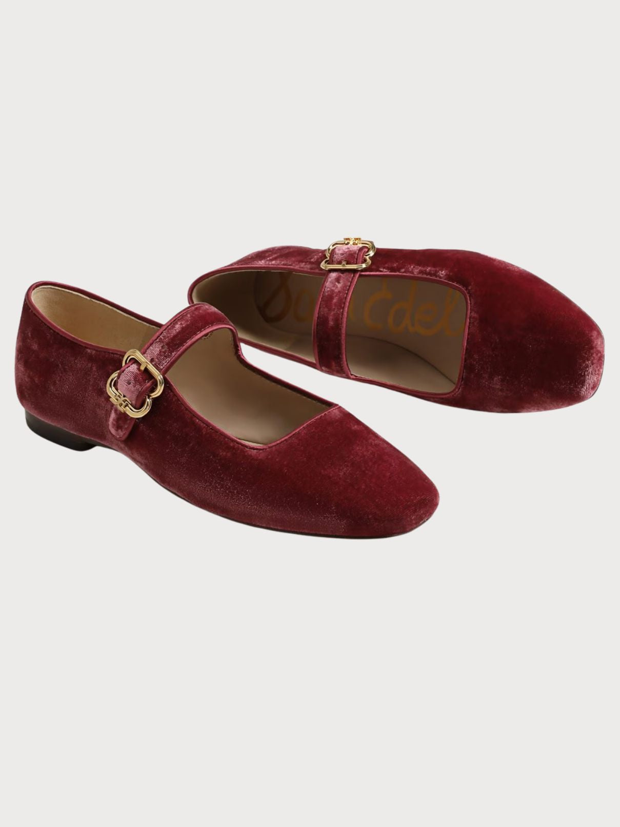 Sam Edelman Michaela Flat Mauve Velvet