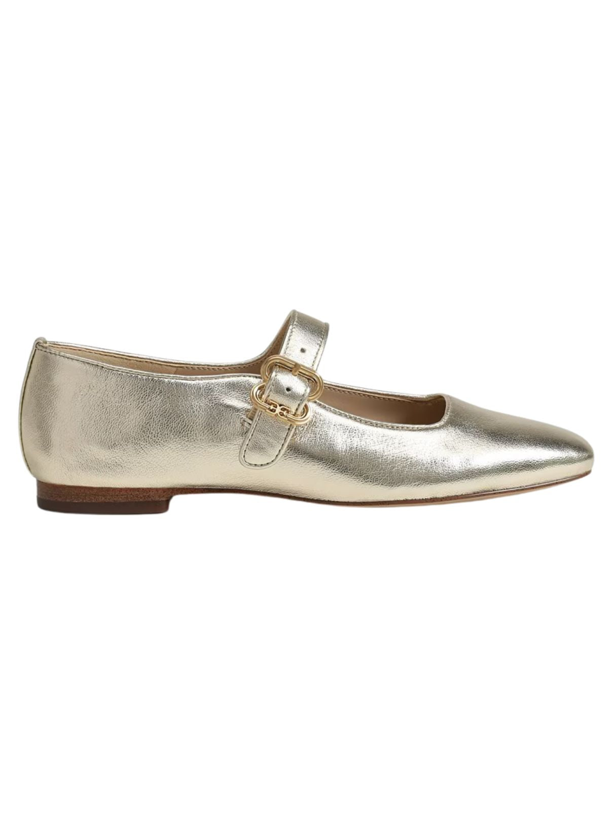 Sam Edelman Michaela Mary Jane Flat – Gold Leaf