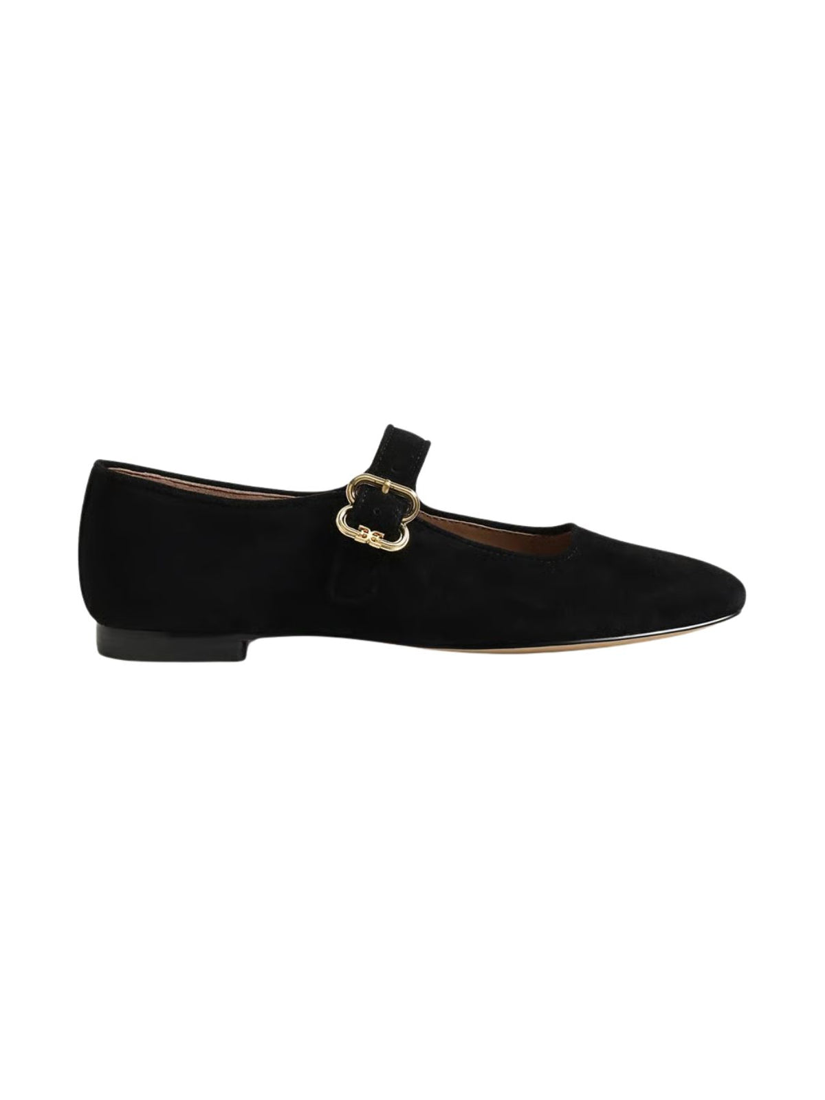 Sam Edelman Michaela Mary Jane Flat in Black Suede