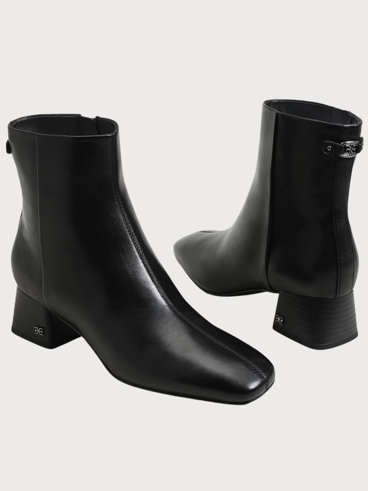 Sam Edelman Paige Ankle Bootie in Black Leather