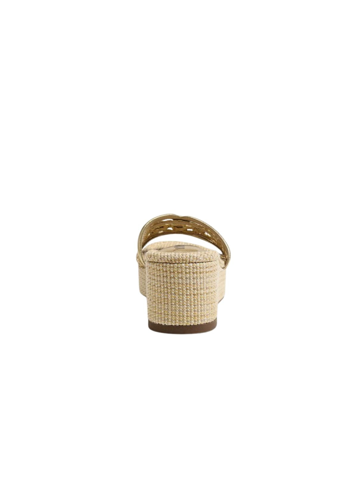 Sam Edelman Pauleena Slide Sandal in Jute/Metalllic