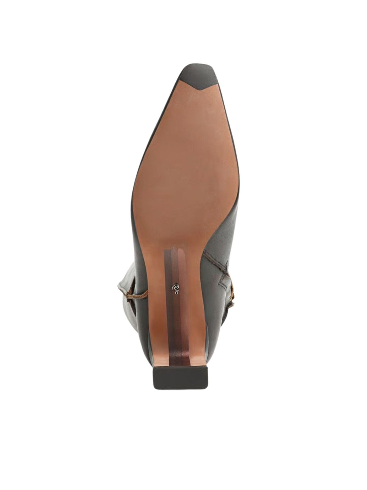 Sam Edelman Sylvia Moto Knee High Boot in Washed Brown Leather