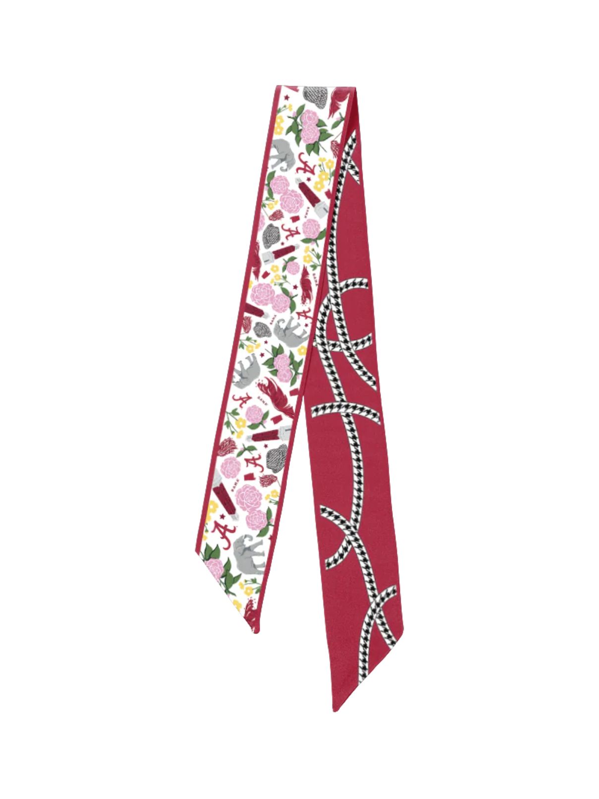 Saturday Silks Alabama Crimson Tide Skinny Scarf