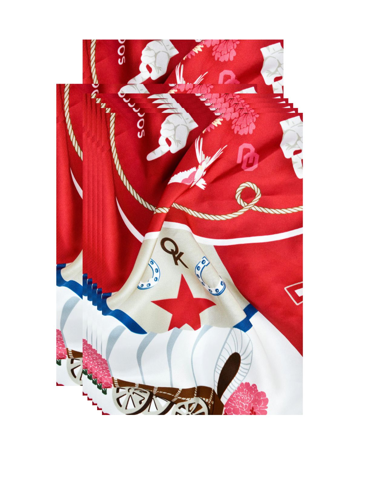 Saturday Silks Oklahoma Sooner Saturday Scarf