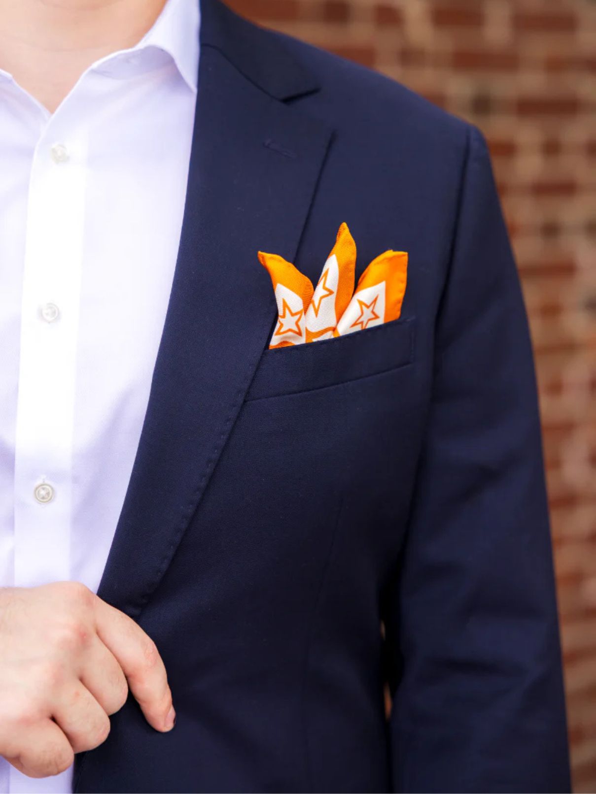 Saturday Silks Pocket Scarf Texas Longhorns