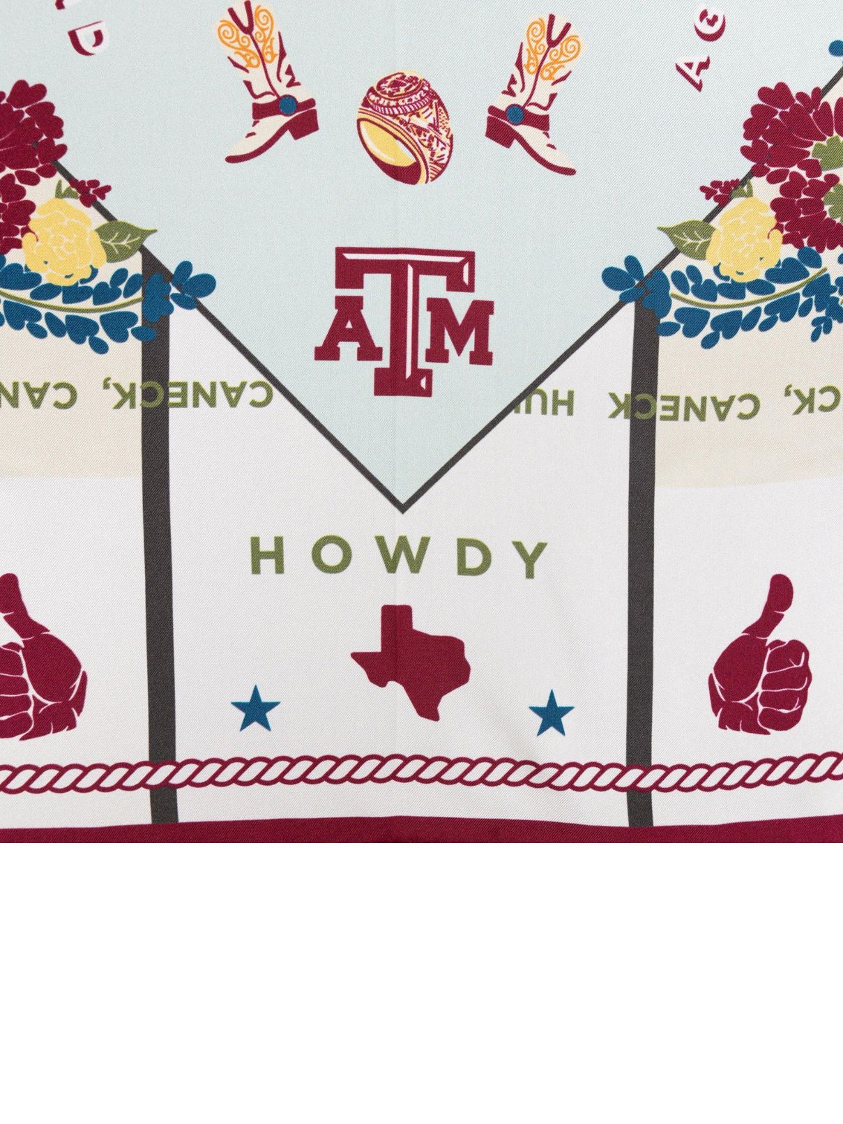 Saturday Silks Texas A&M Aggie Saturday Scarf