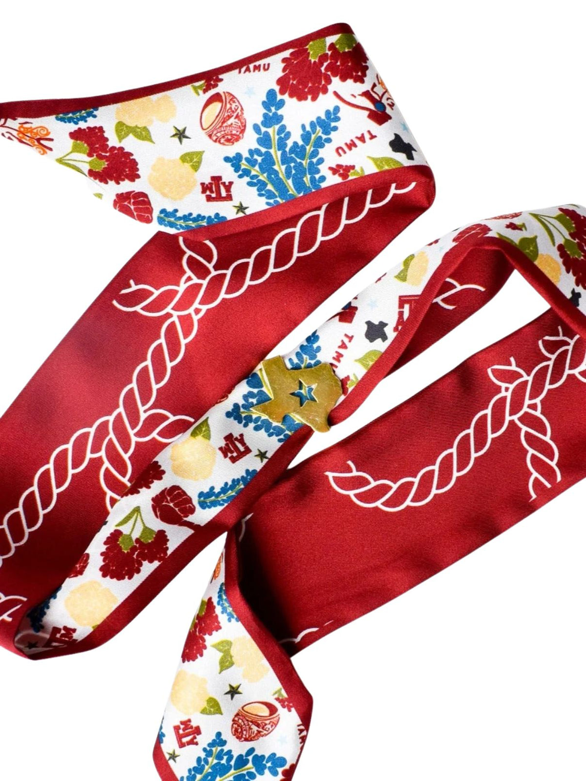 Saturday Silks Texas Star Skinny Scarf Slider