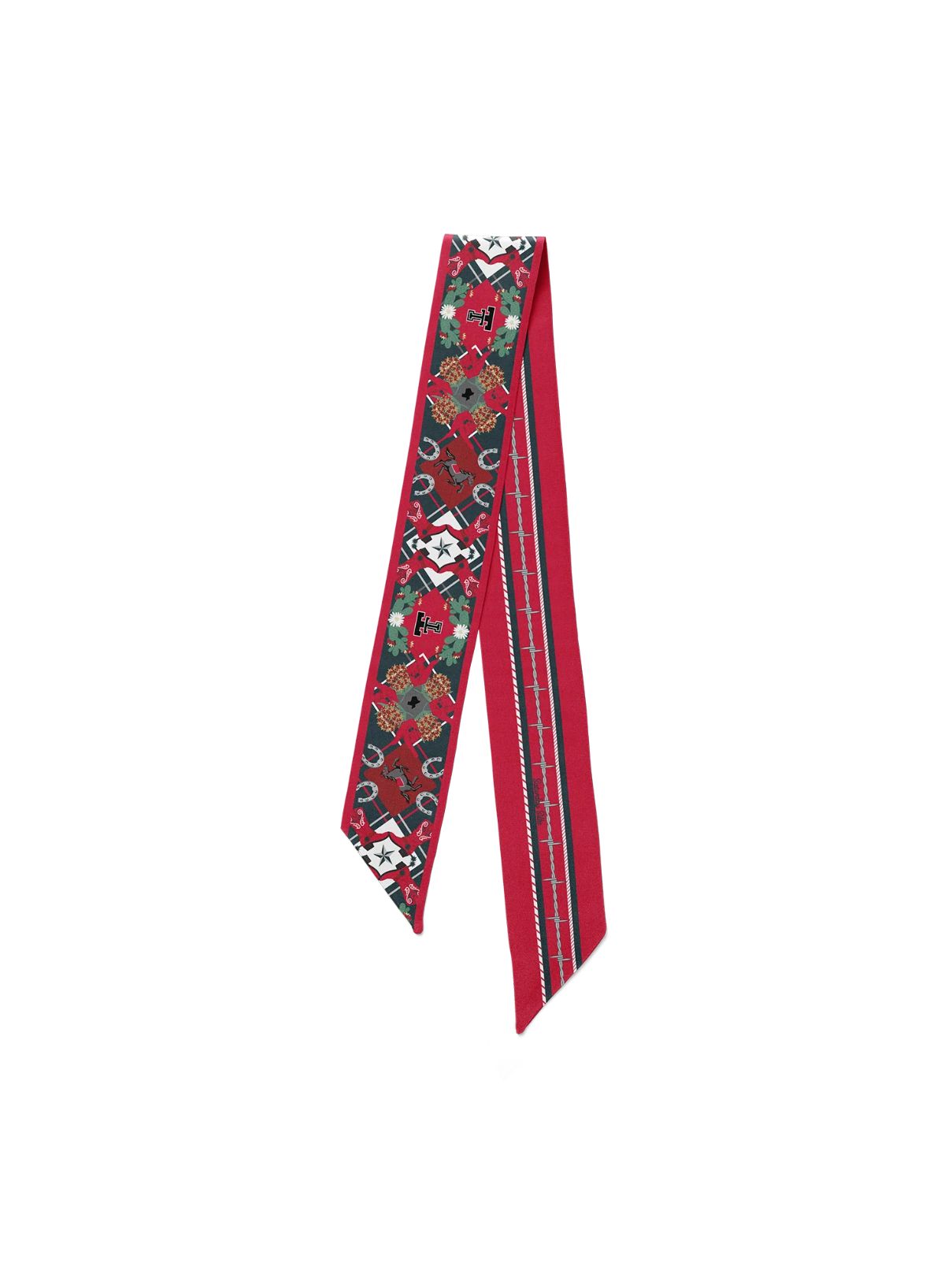 Saturday Silks Texas Tech All-Star Skinny Scarf