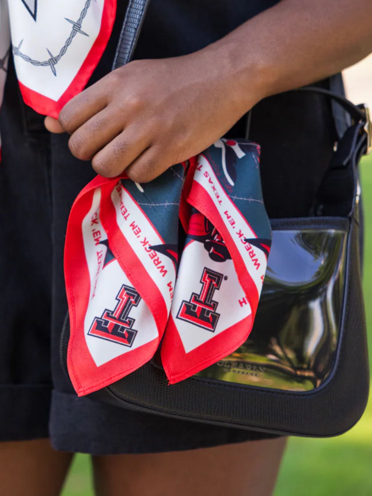 Saturday Silks Texas Tech Red Raiders Pocket Scarf