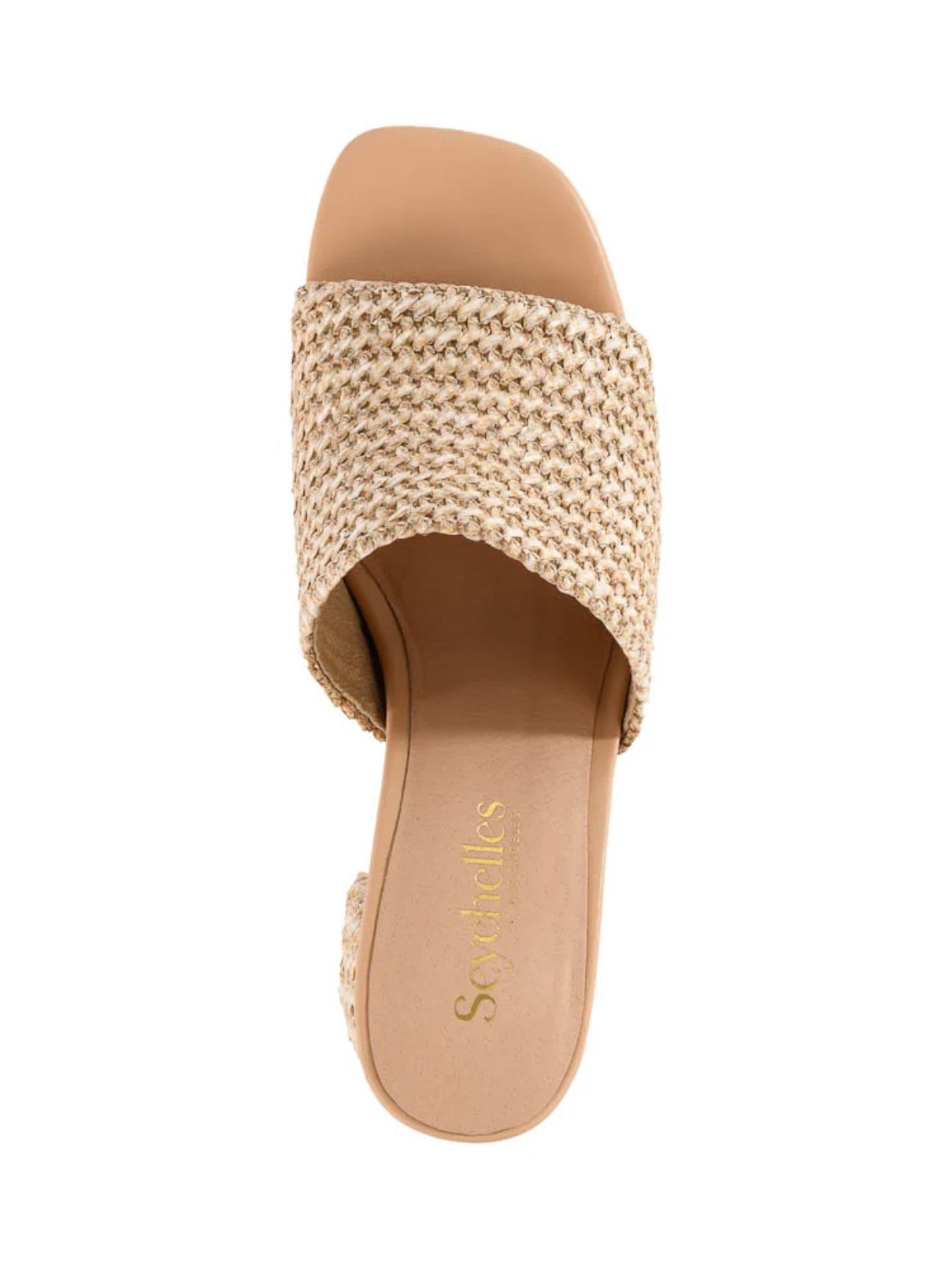 Seychelle Adapt III Heel in Mixed Natural Raffia