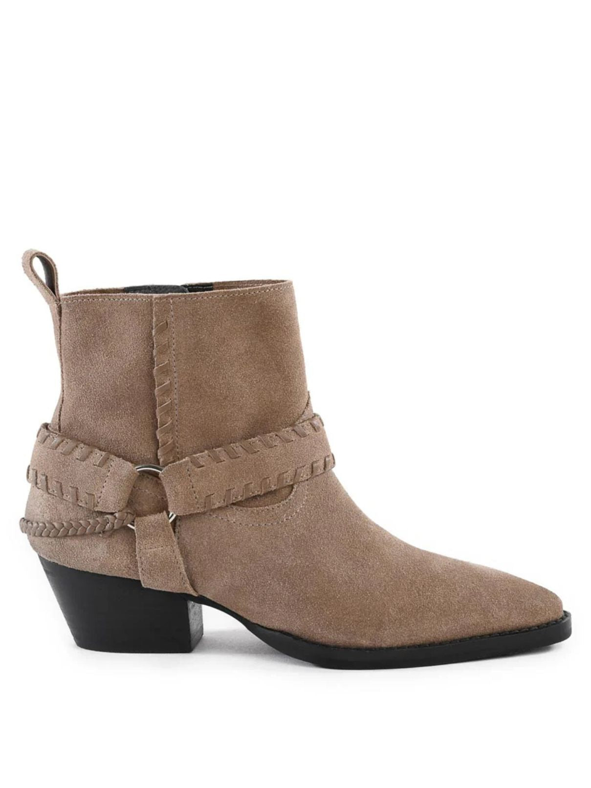 Seychelles Easy Peasy Boot in Taupe Suede