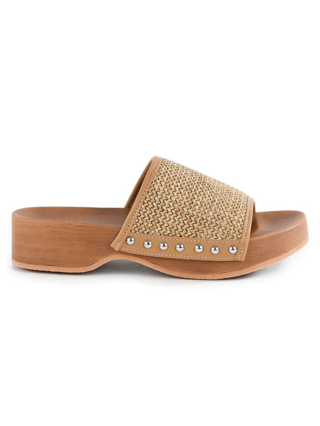 Seychelles Fantasy Raffia Sandal in Tan