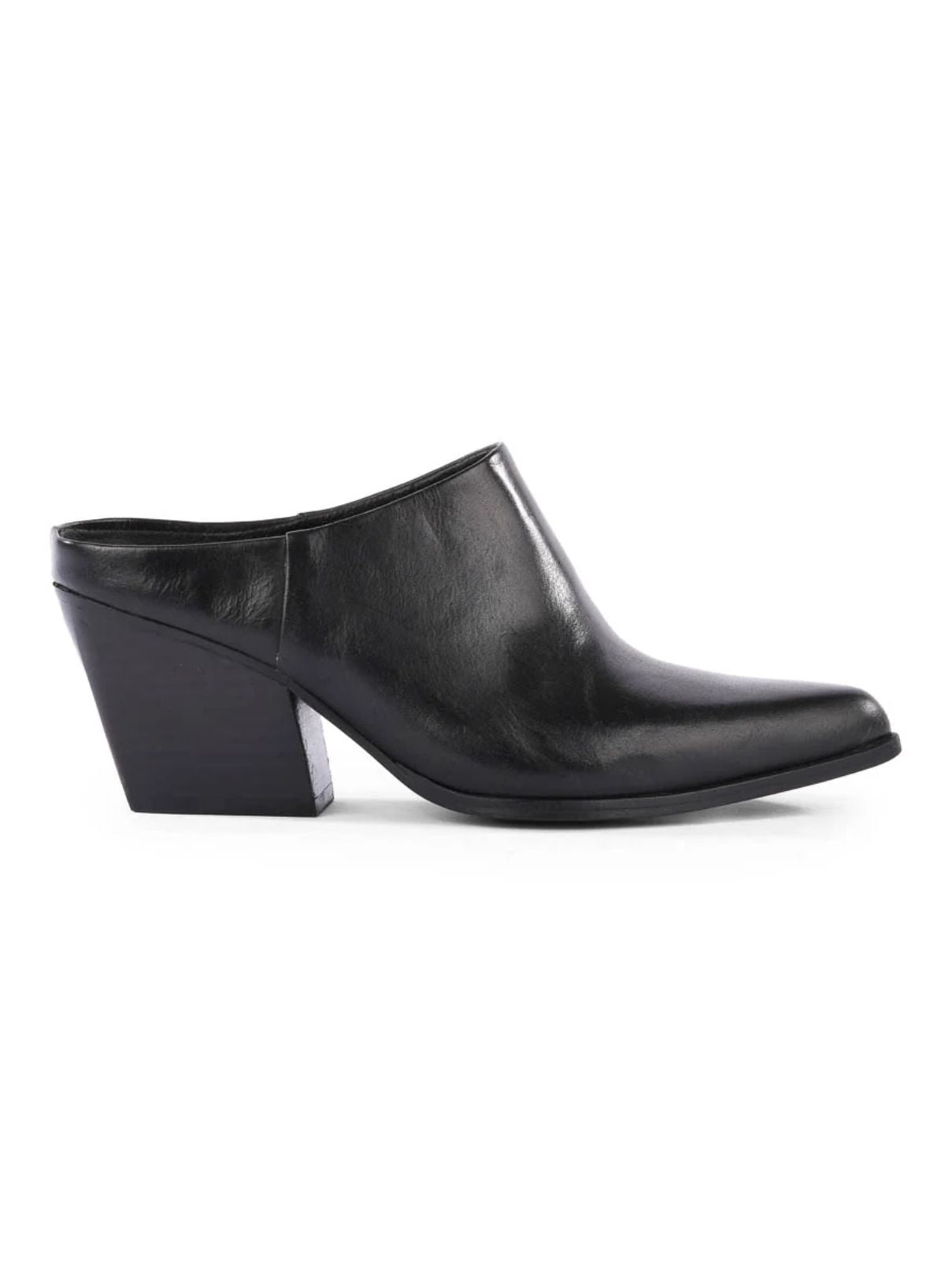 Seychelles Morning Joe Mule – Black Leather