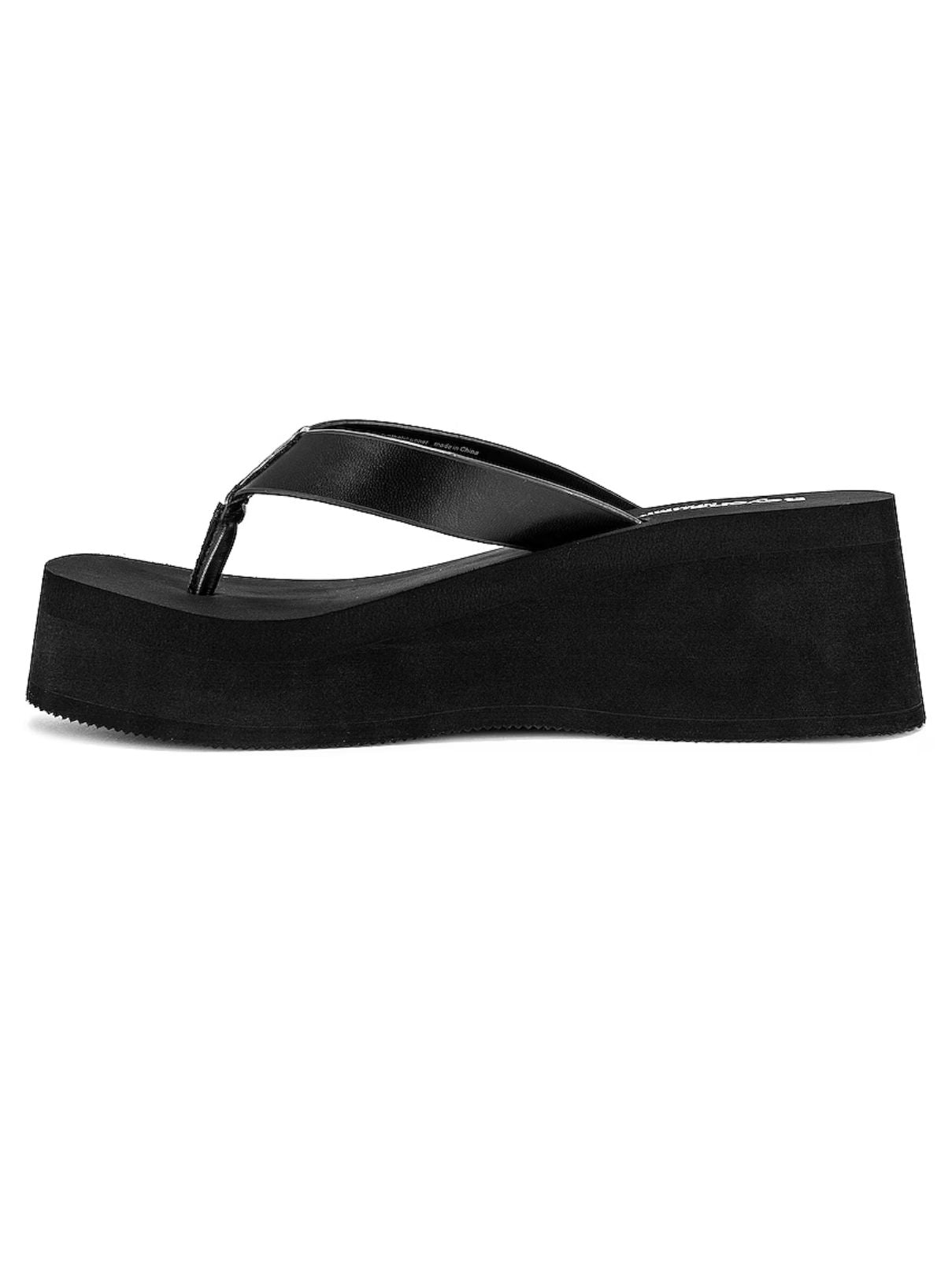 Seychelles Skyscraper Sandal in Black