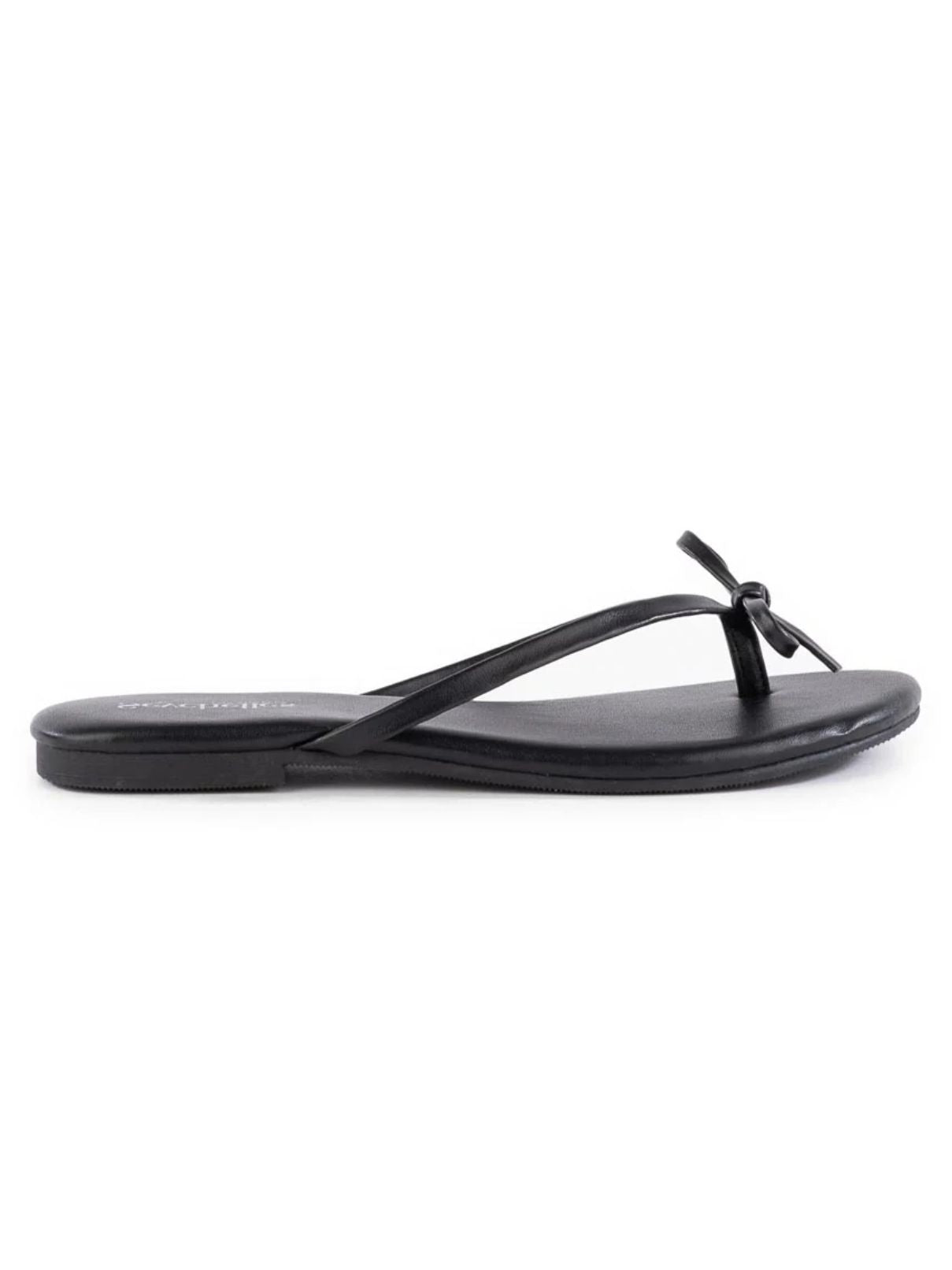 Seychelles Wish List Slide Black Vegan Leather