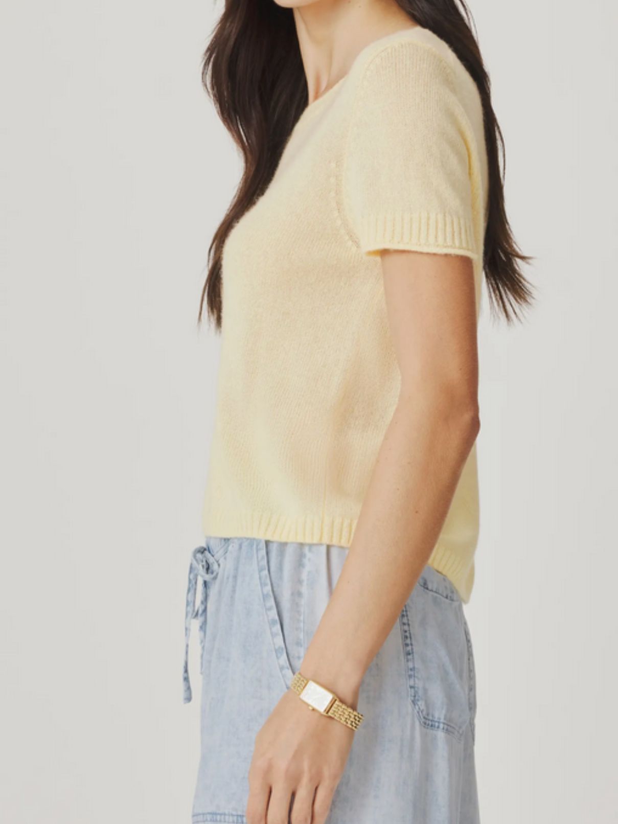 Splendid Emerson S/S Sweater in Honeysuckle