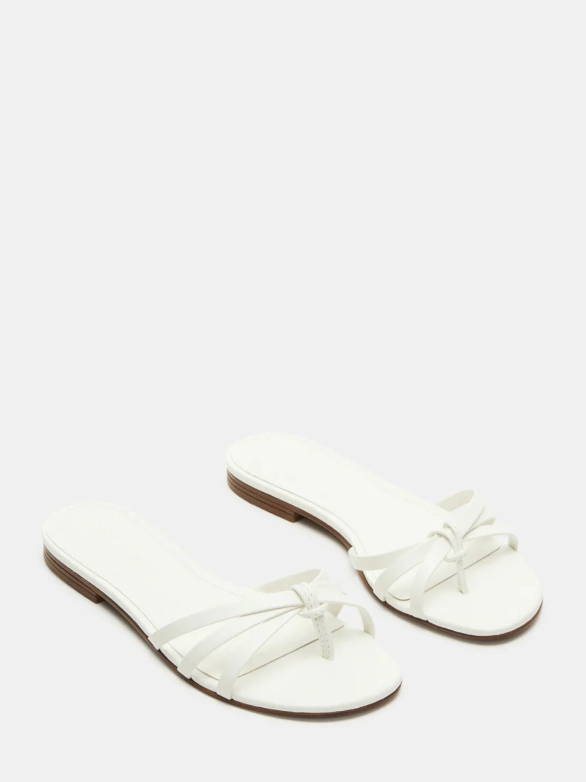 Steve Madden Calissi Sandal White Leather