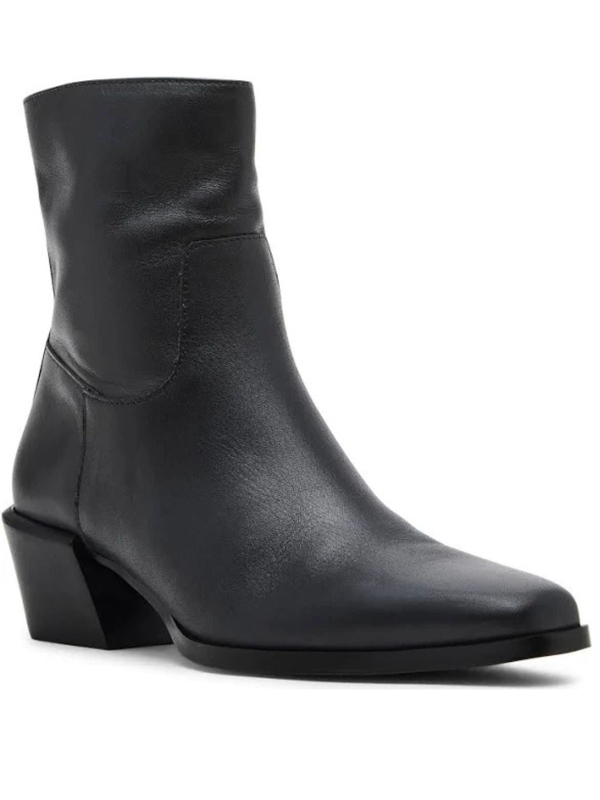 Steve Madden Daney Boot in Black Leather