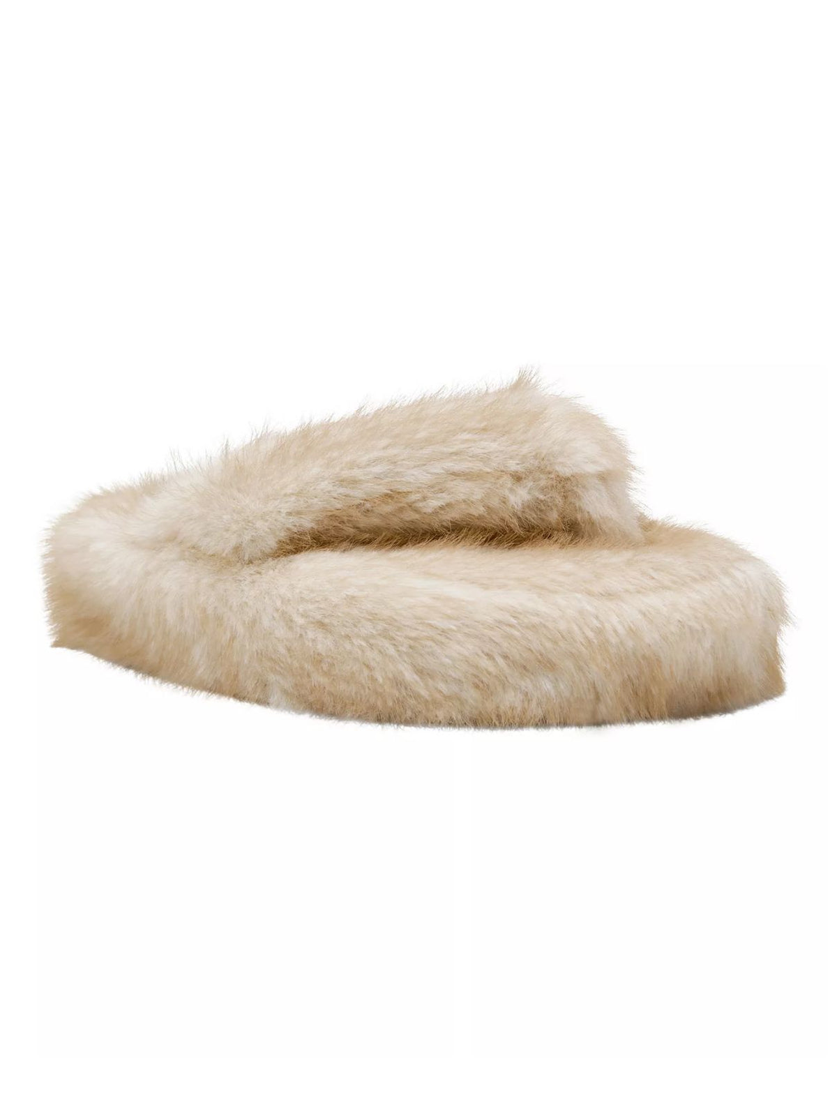 Steve Madden Fizzy Platform Thong Sandals in Natural