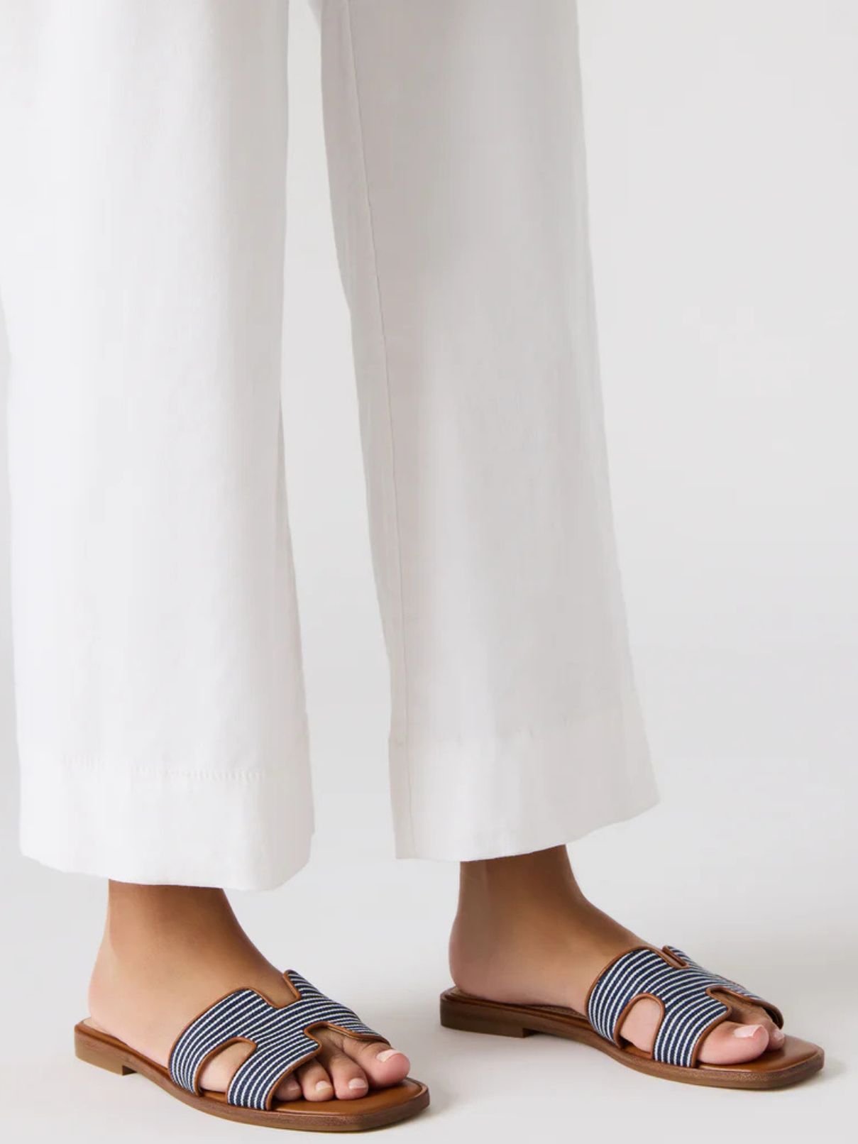 Steve Madden Hadyn Sandal Navy/White