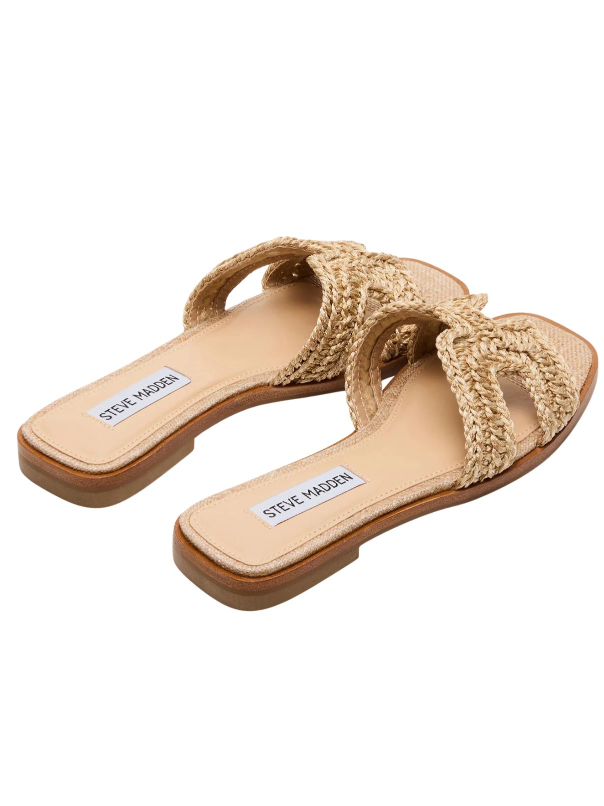 Steve Madden Hadyn Sandal in Crocheted Raffia