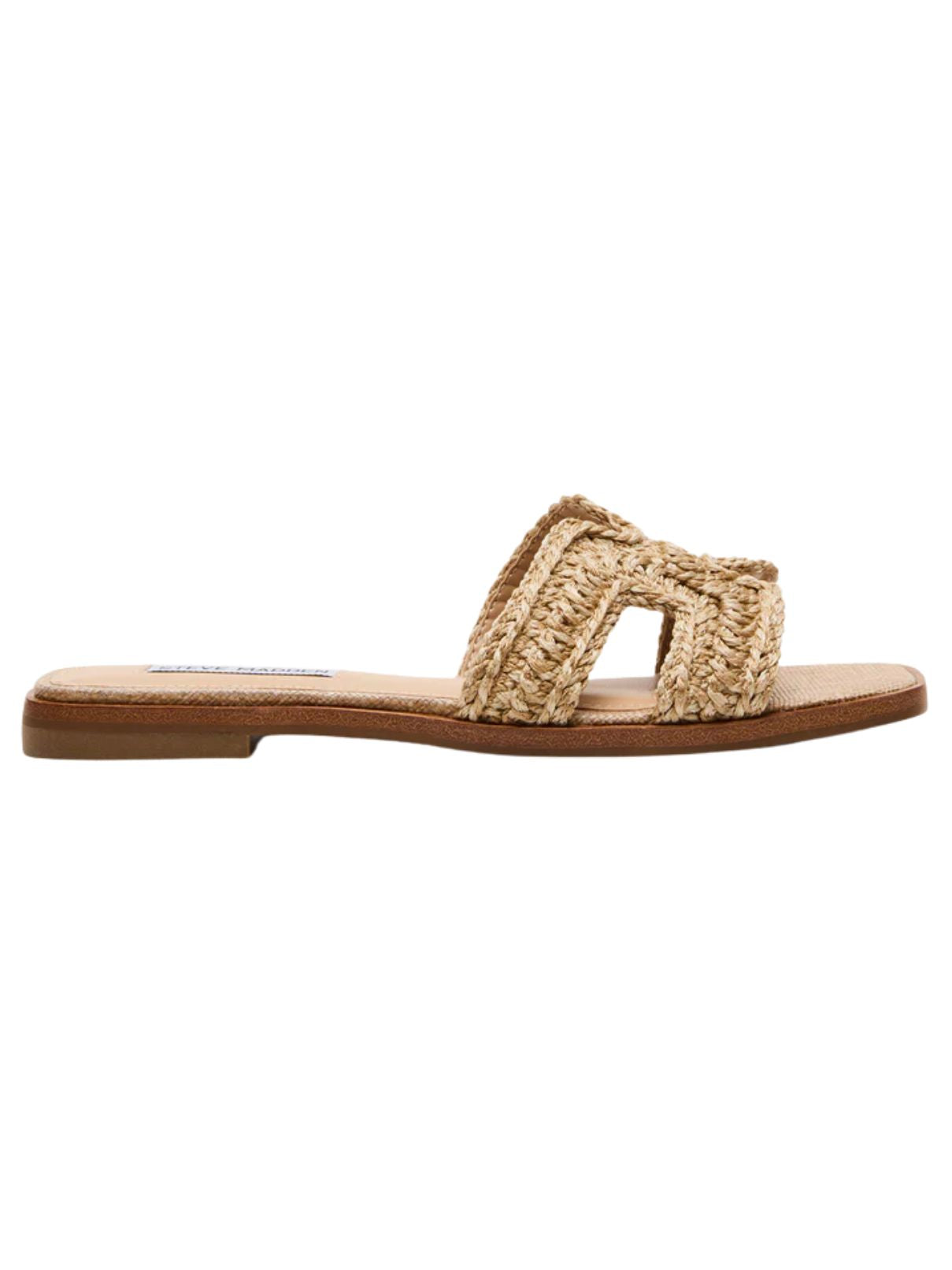 Steve Madden Hadyn Sandal in Crocheted Raffia