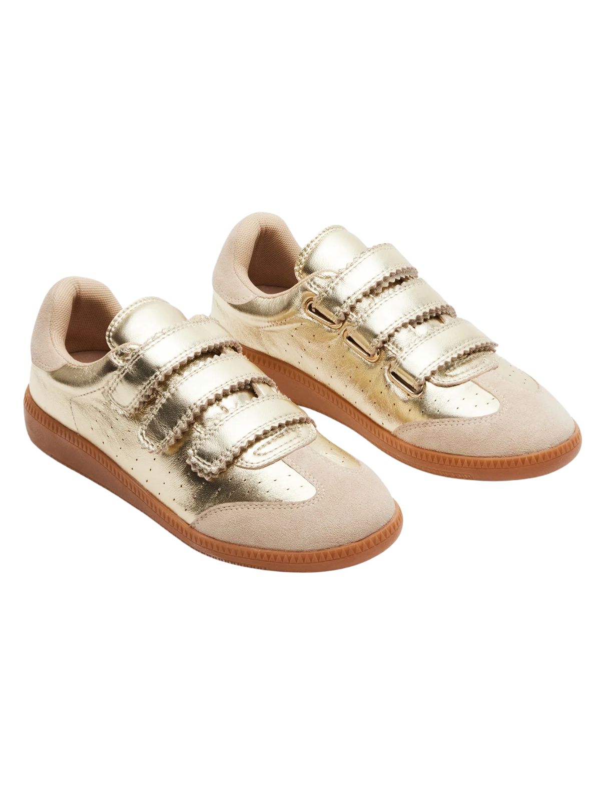 Steve Madden Momentum Sneaker – Gold