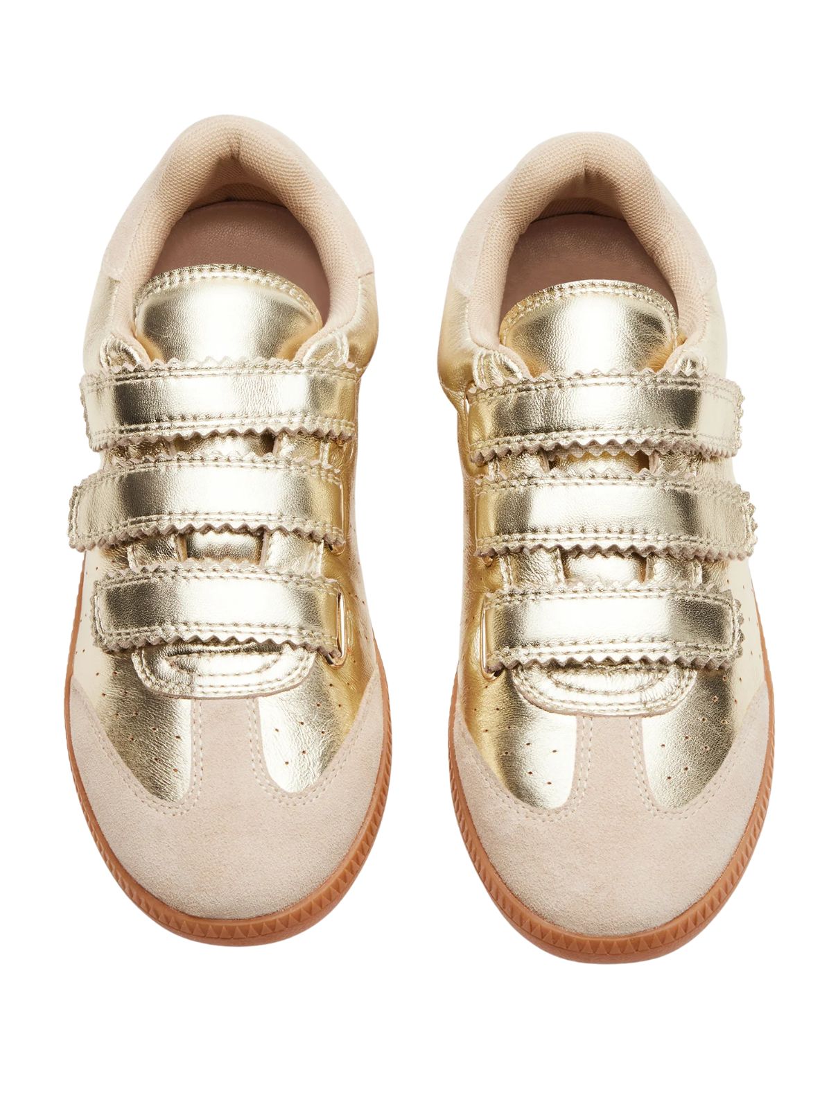 Steve Madden Momentum Sneaker – Gold