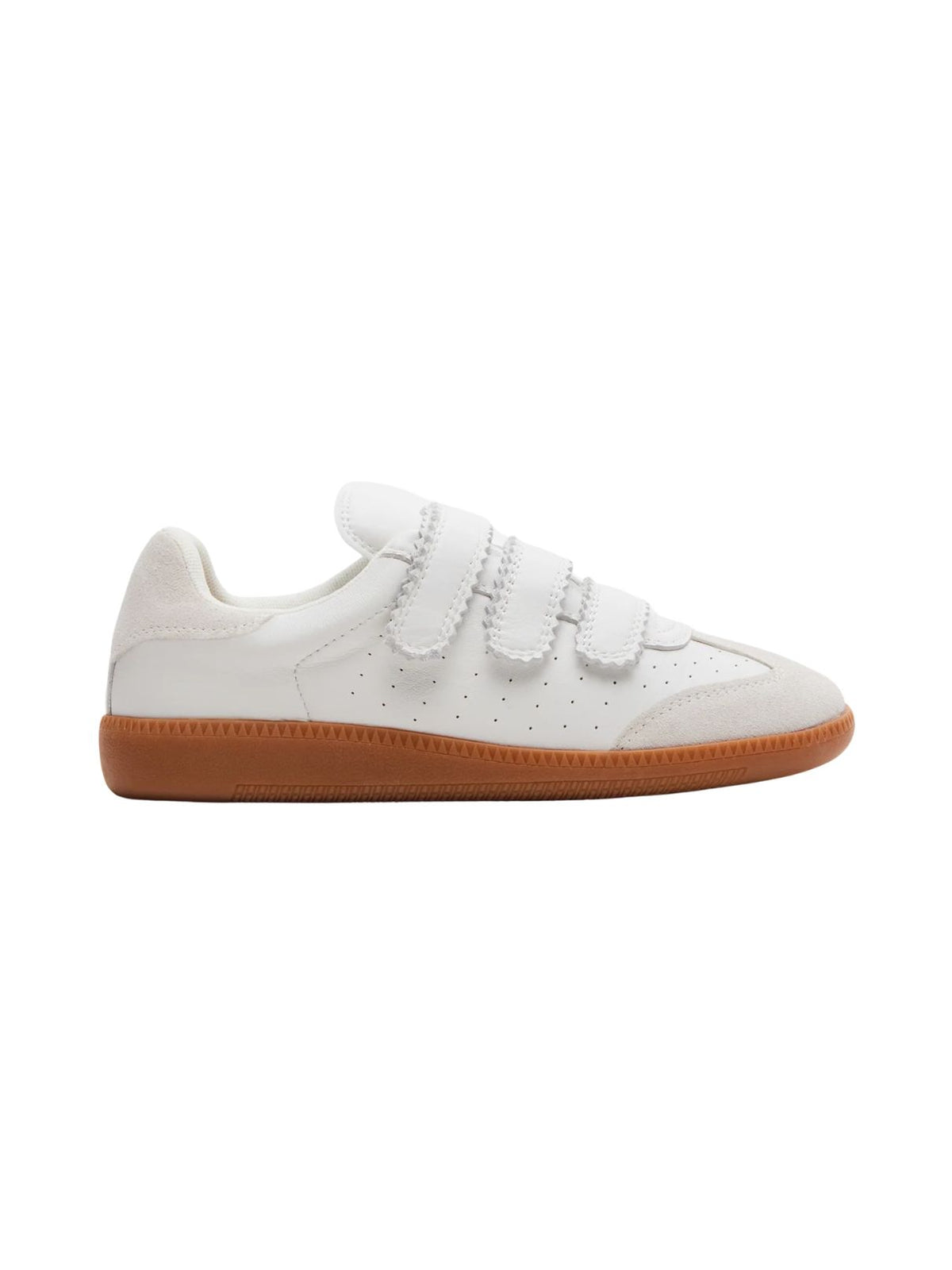 Steve Madden Momentum Velcro Sneakers in White