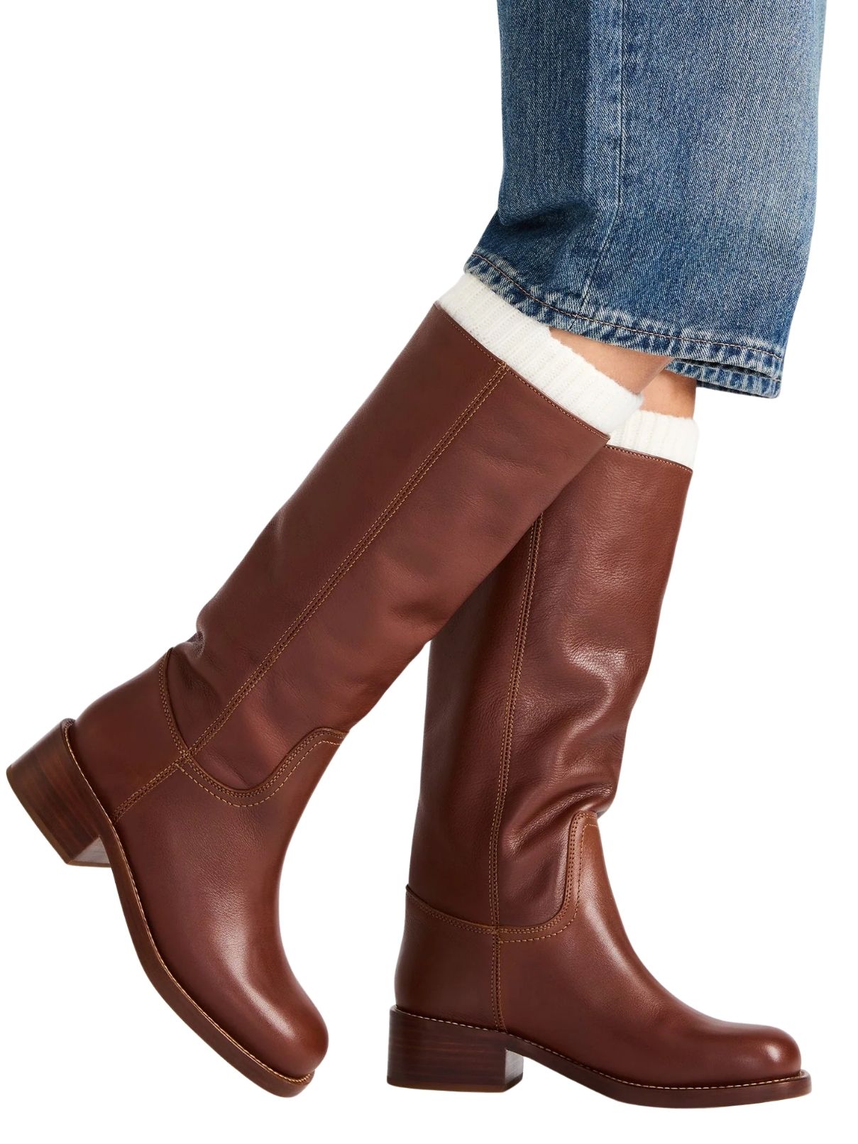 Steve Madden Riggs Boot – Rust Leather