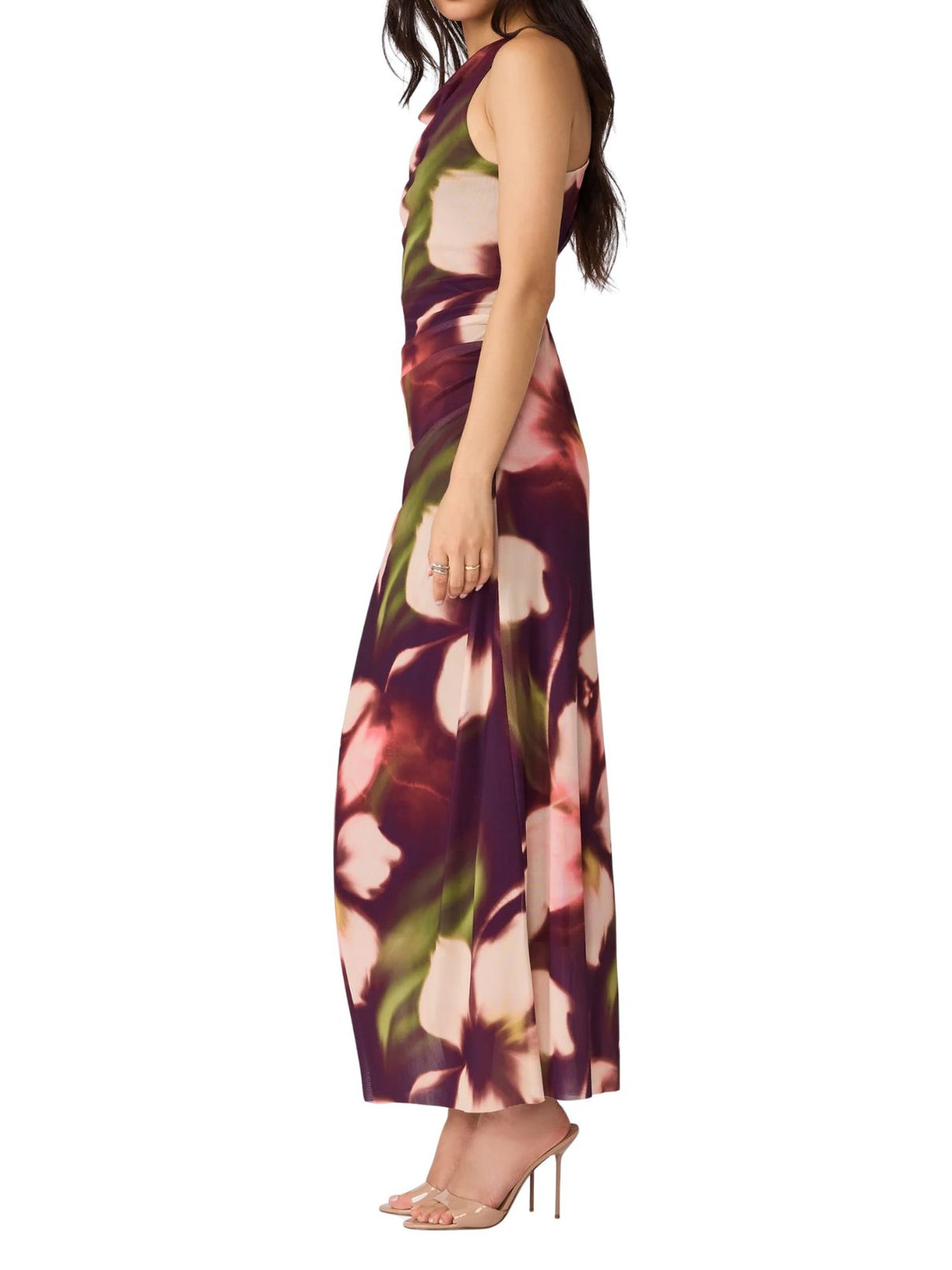Steve Madden Rylen Midi Mesh Dress – Blurry Floral