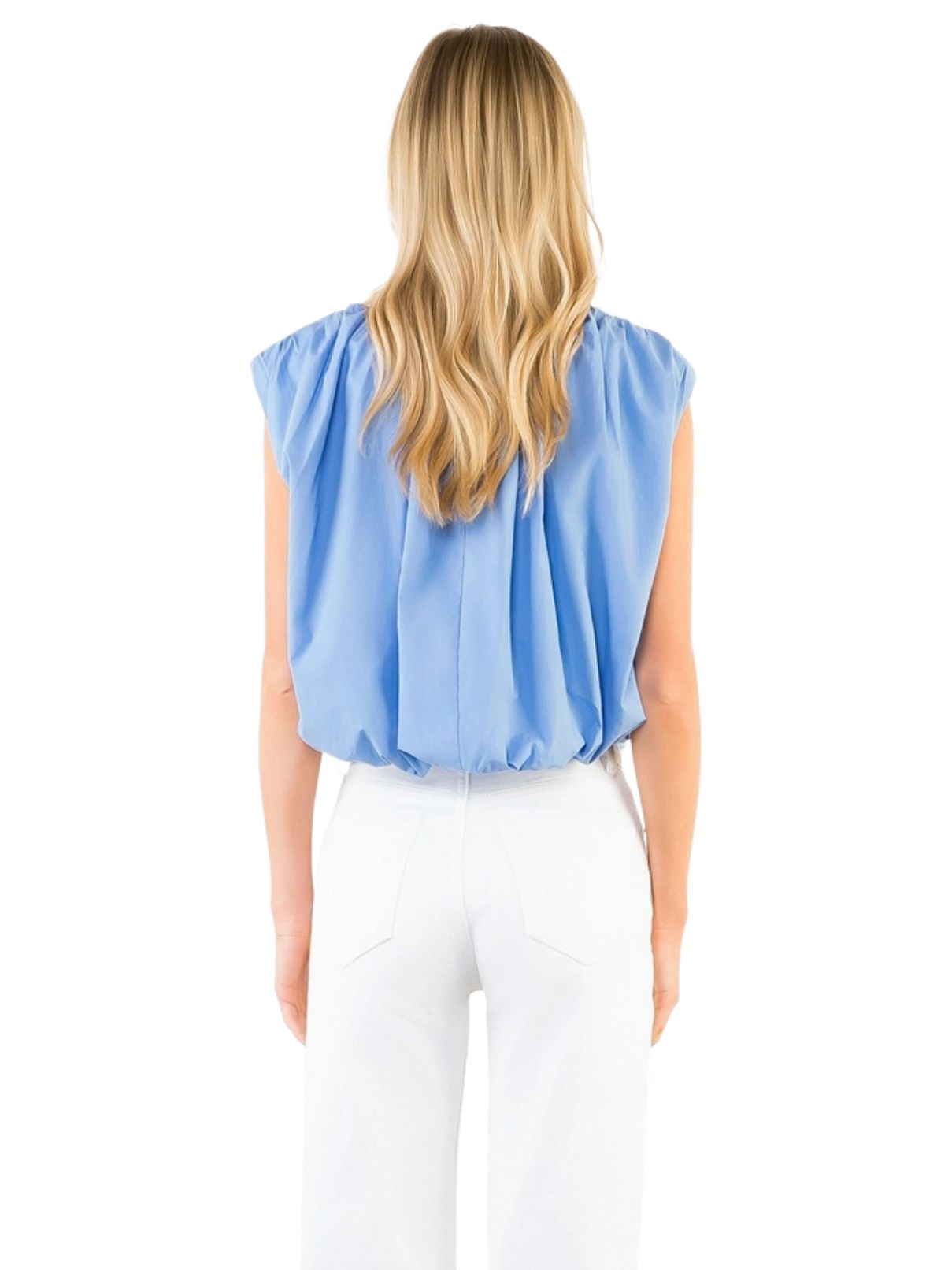 THML Sleeveless Bubble Top