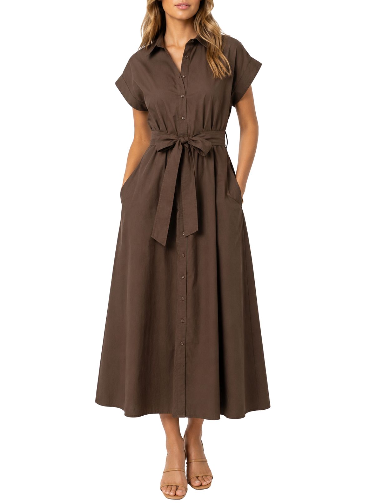 The Celine Dress – Espresso