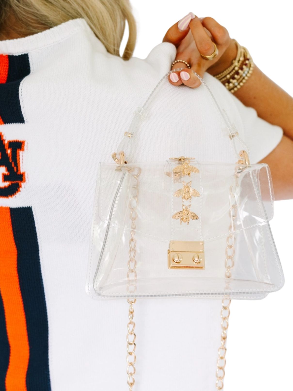 The Kathryn Bee Clear Stadium Crossbody