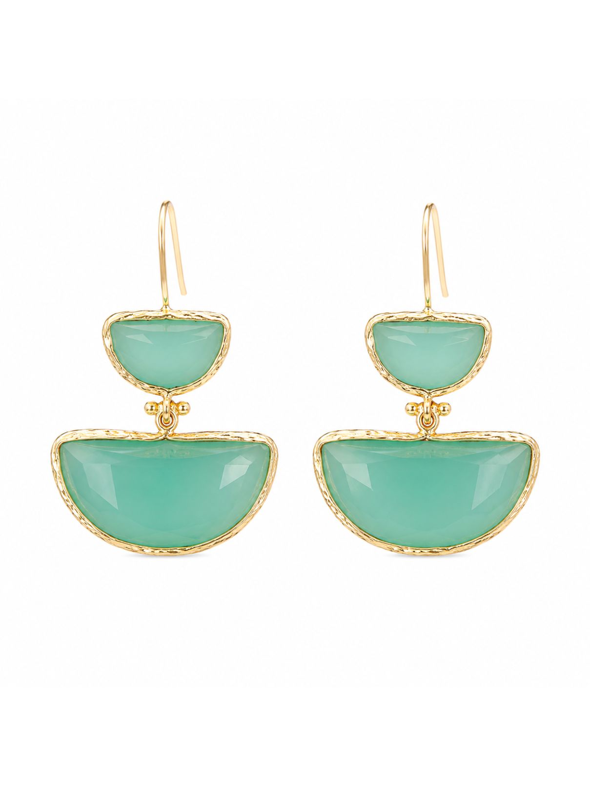 The Regina Earrings in Sage