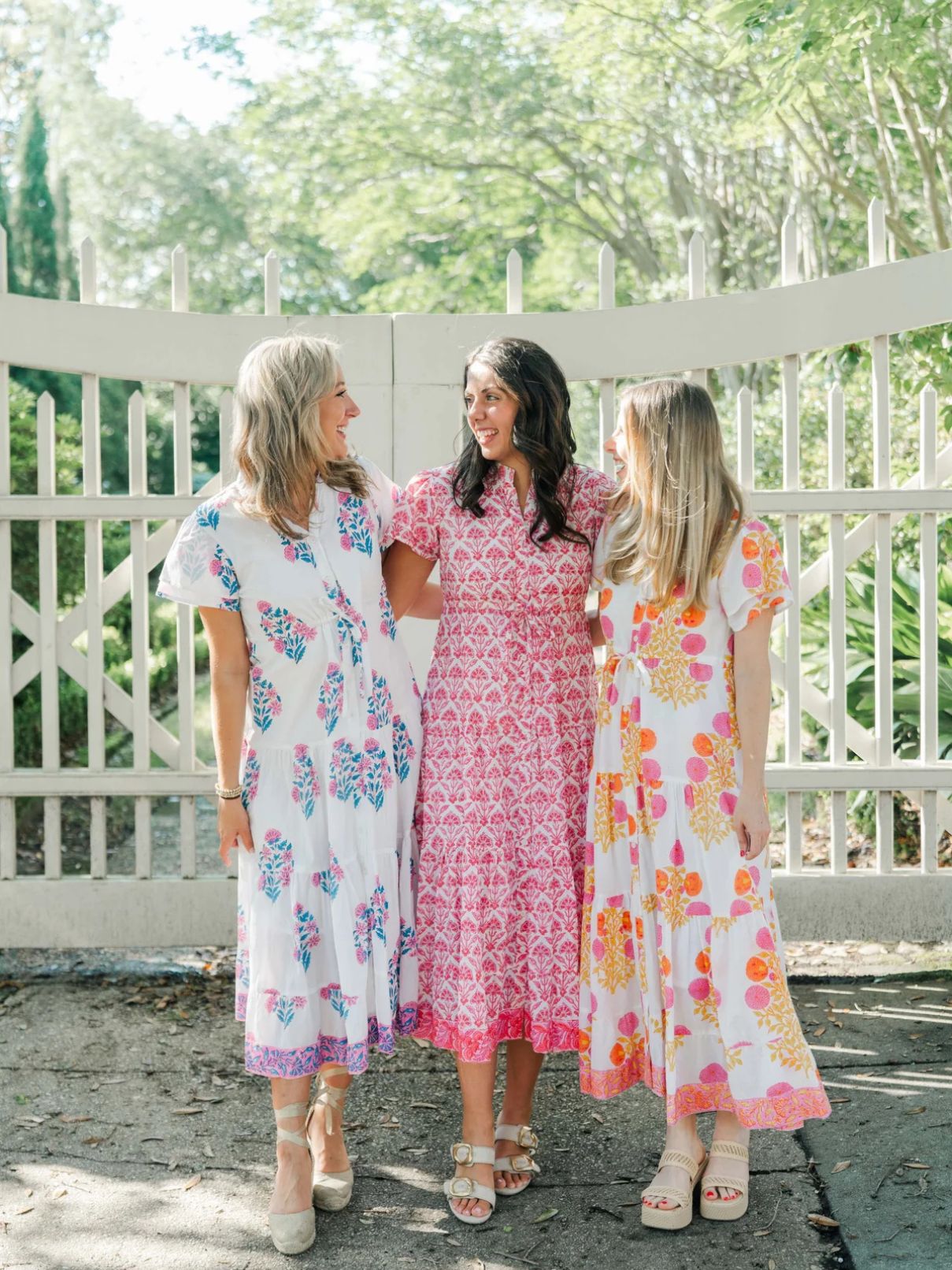 Victoria Dunn Magnolia Flutter Dress in Persimmon