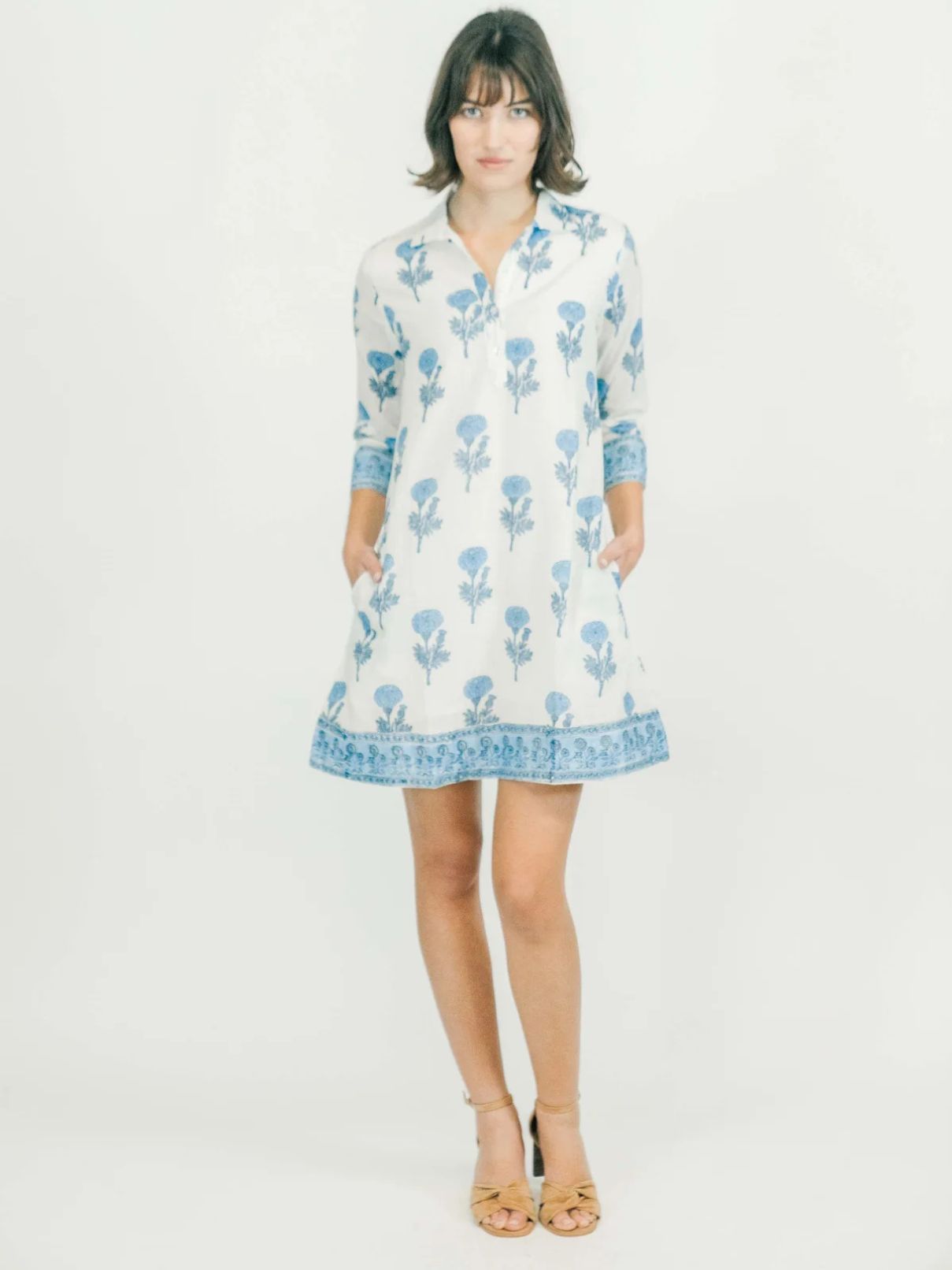 Victoria Dunn Sully Mandarin Sapphire Dress