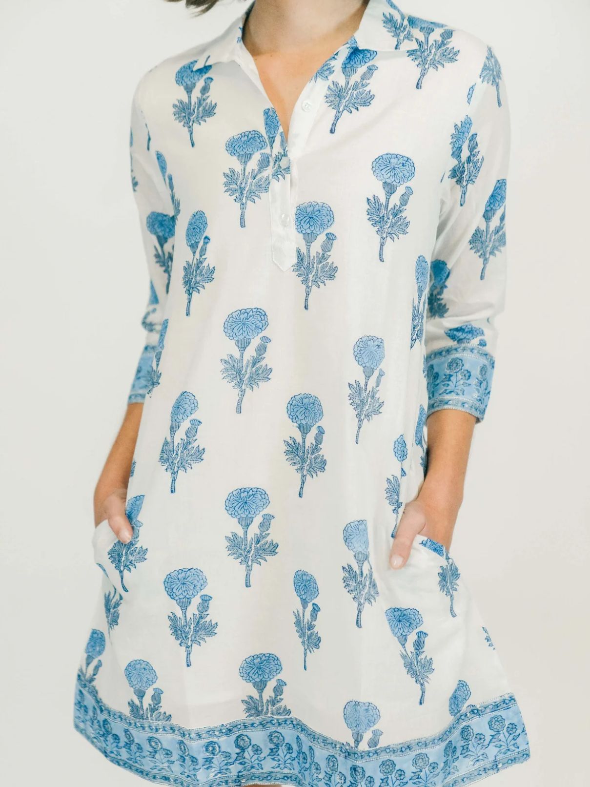 Victoria Dunn Sully Mandarin Sapphire Dress