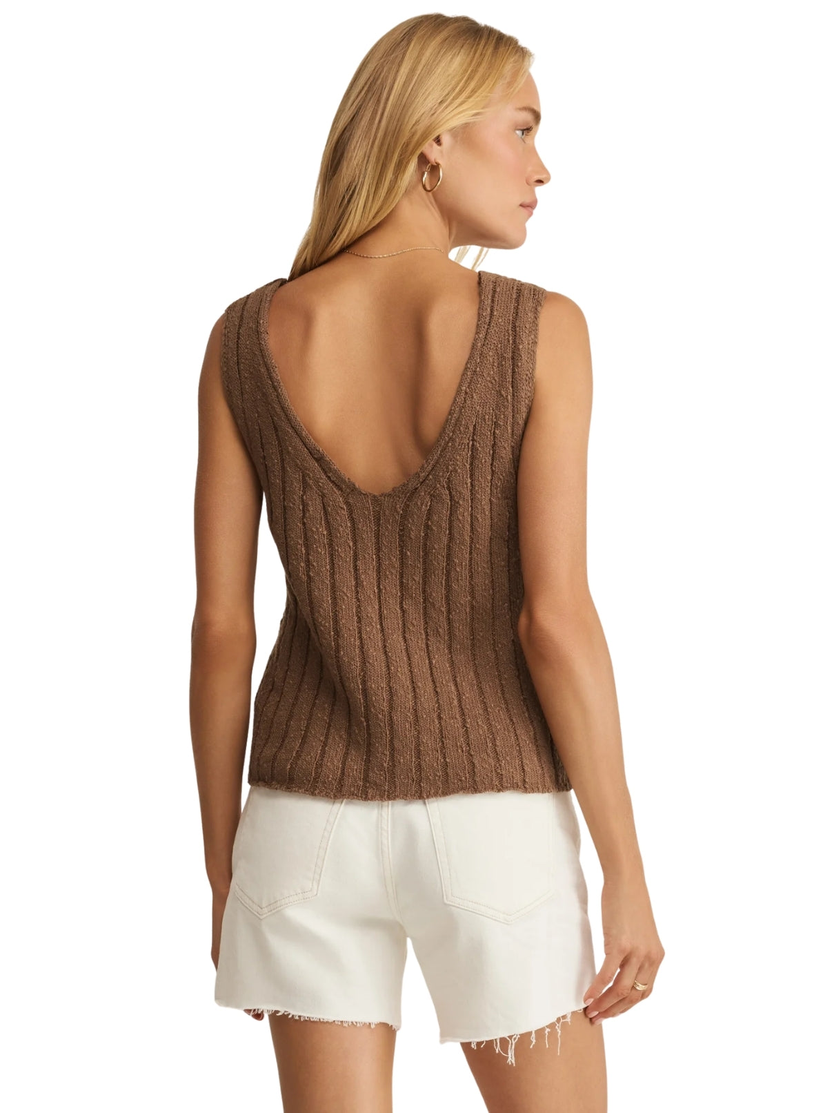 Z Supply Acadia Sweater Tank in Palo Santo