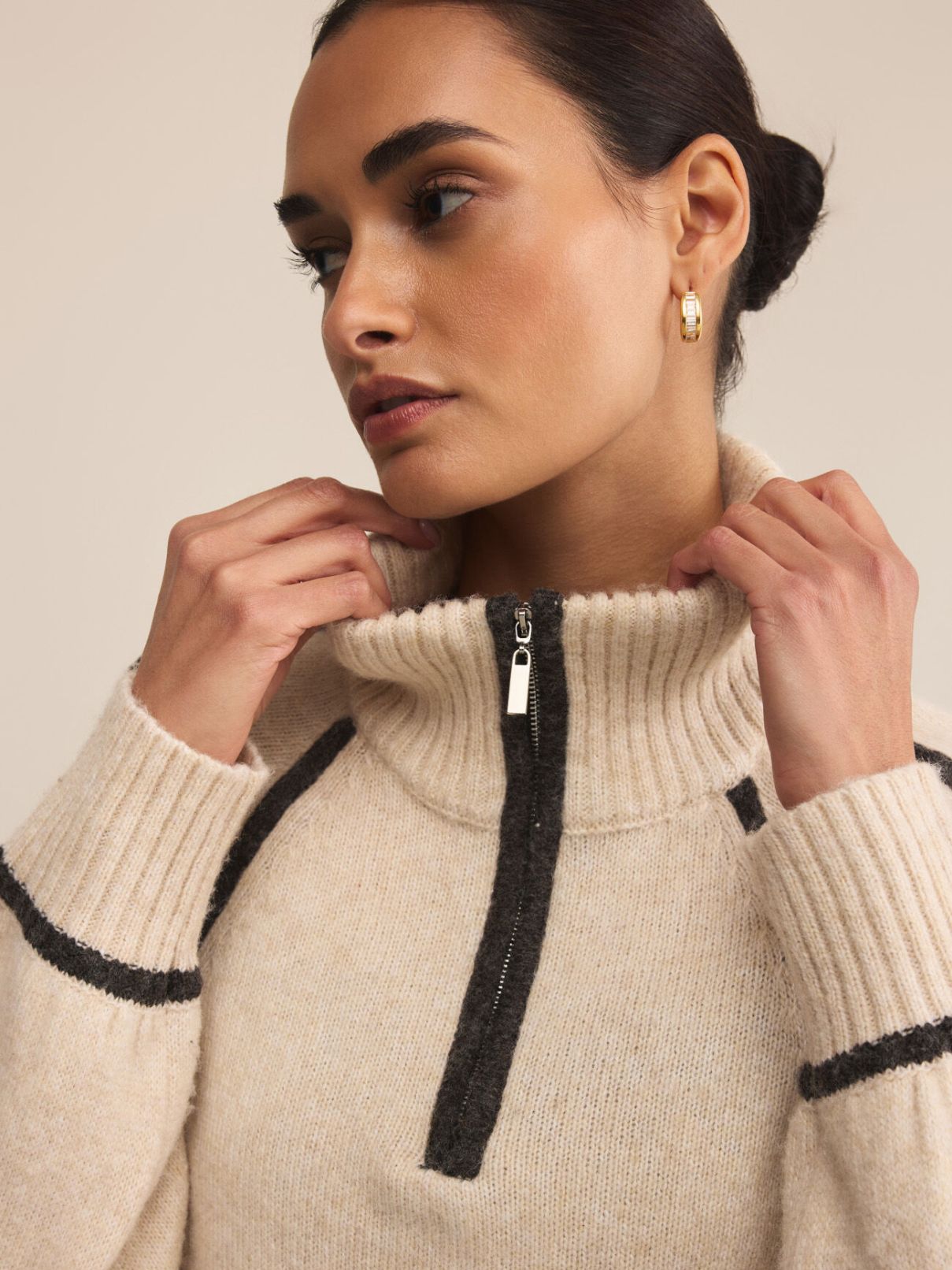 Z Supply Alps Half Zip Sweater