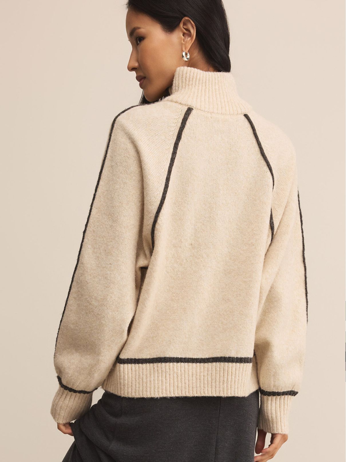 Z Supply Alps Half Zip Sweater