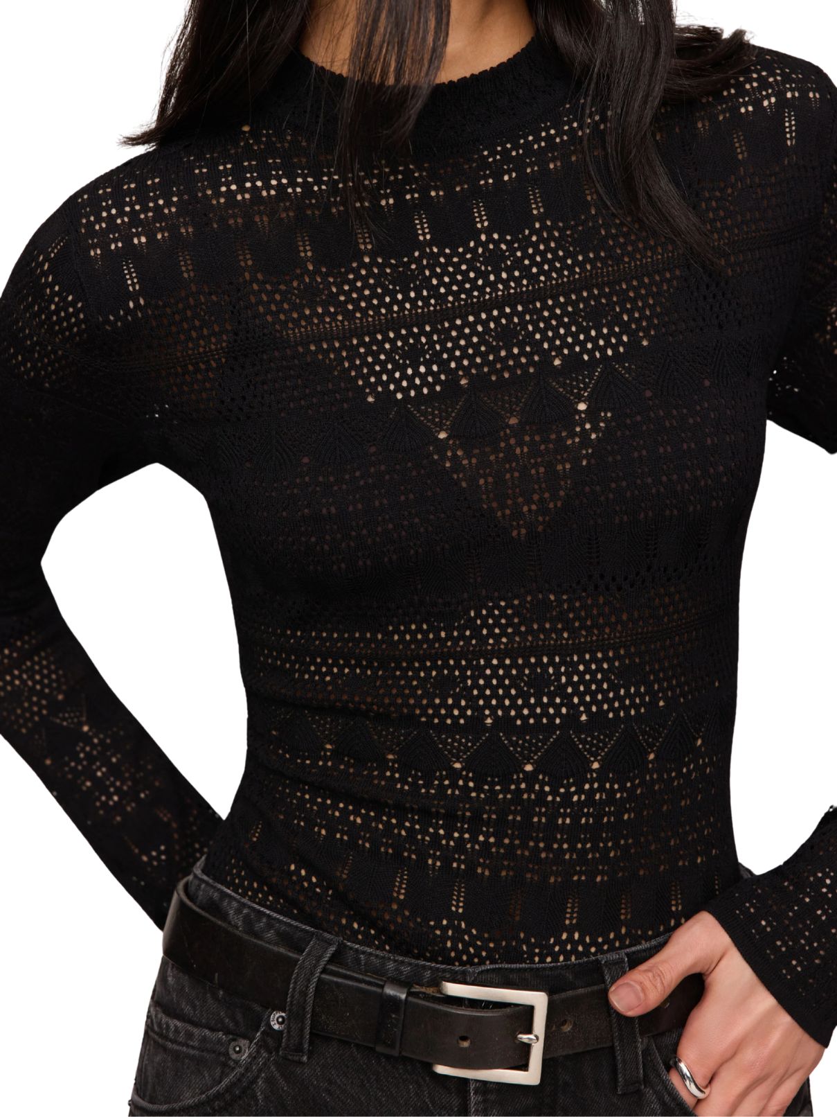 Z Supply Avery Sweater Top – Black