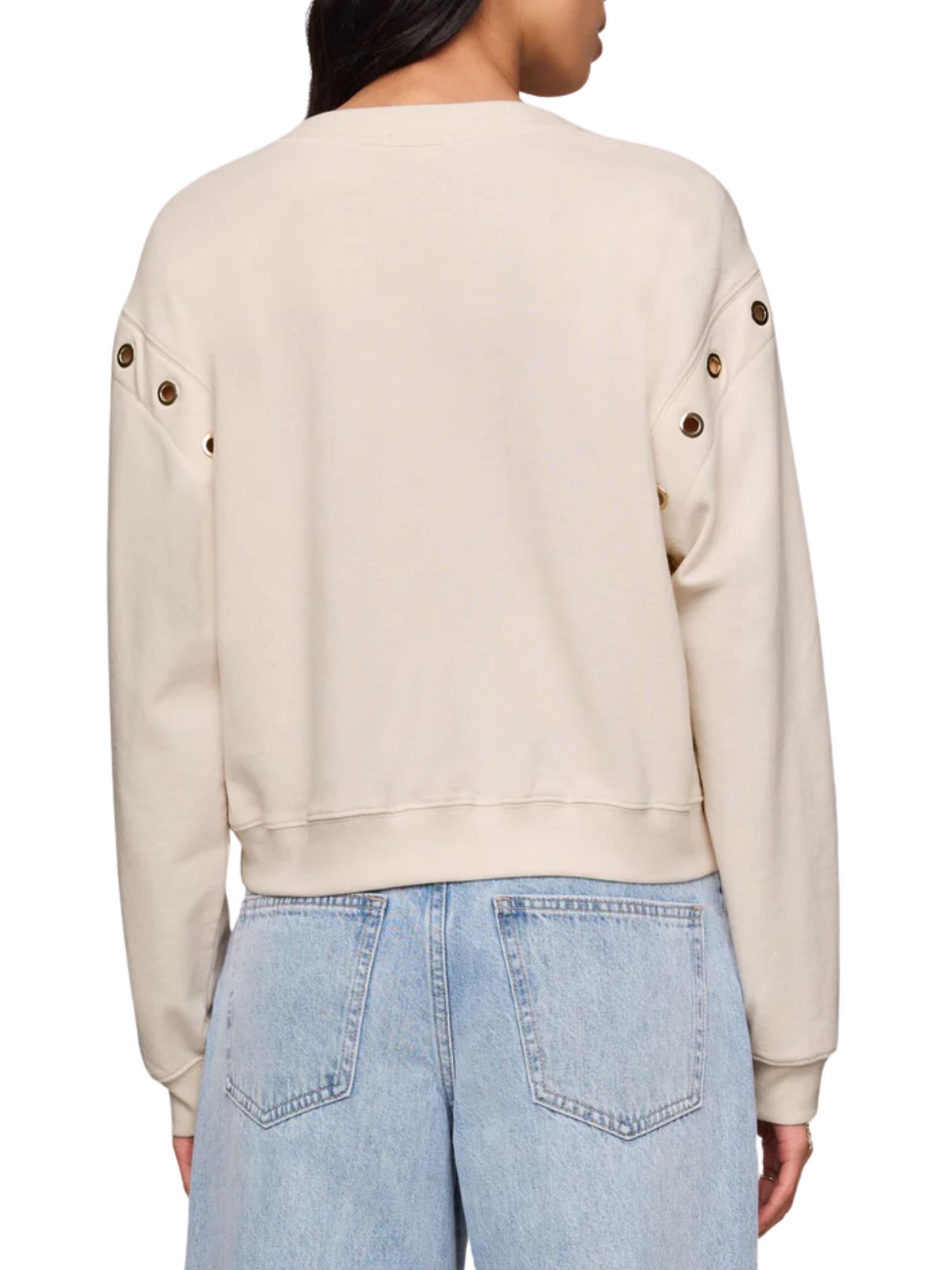 Z Supply Axel Grommet Sweatshirt – Sandstone