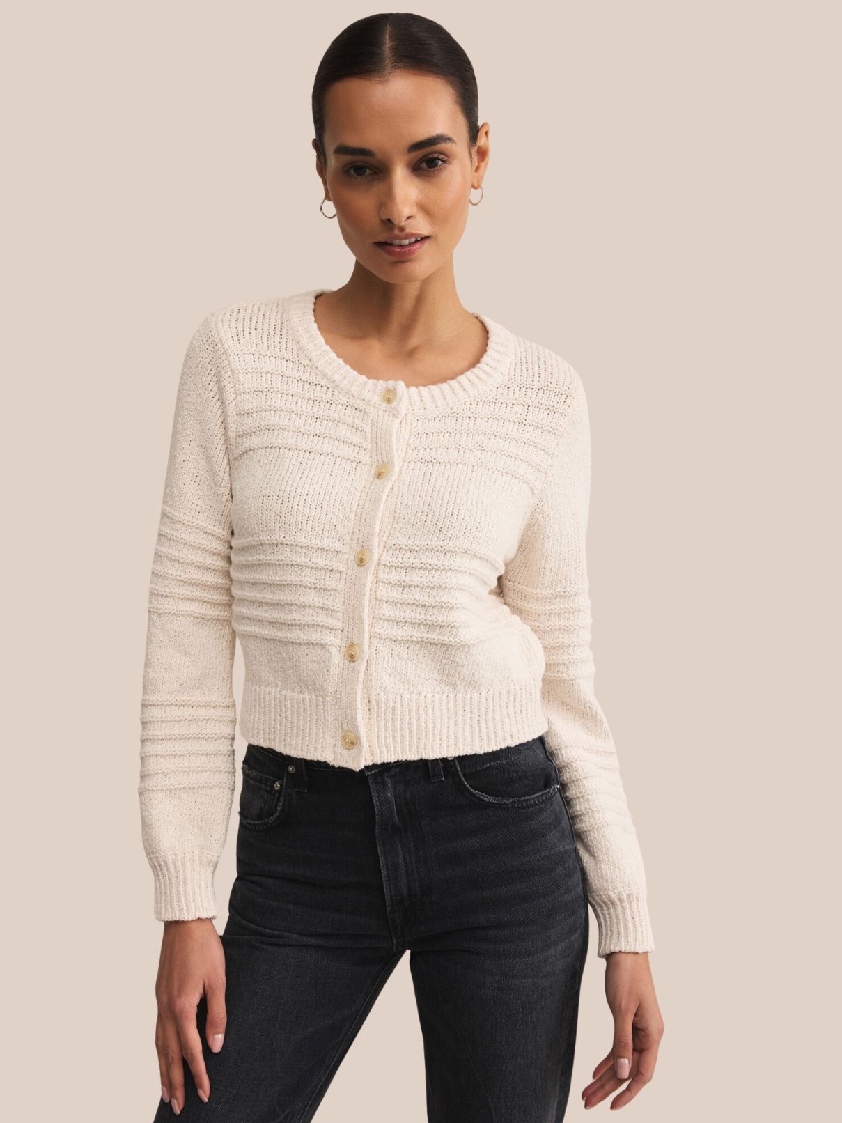 Z Supply Between The Lines Cardigan in Crystal